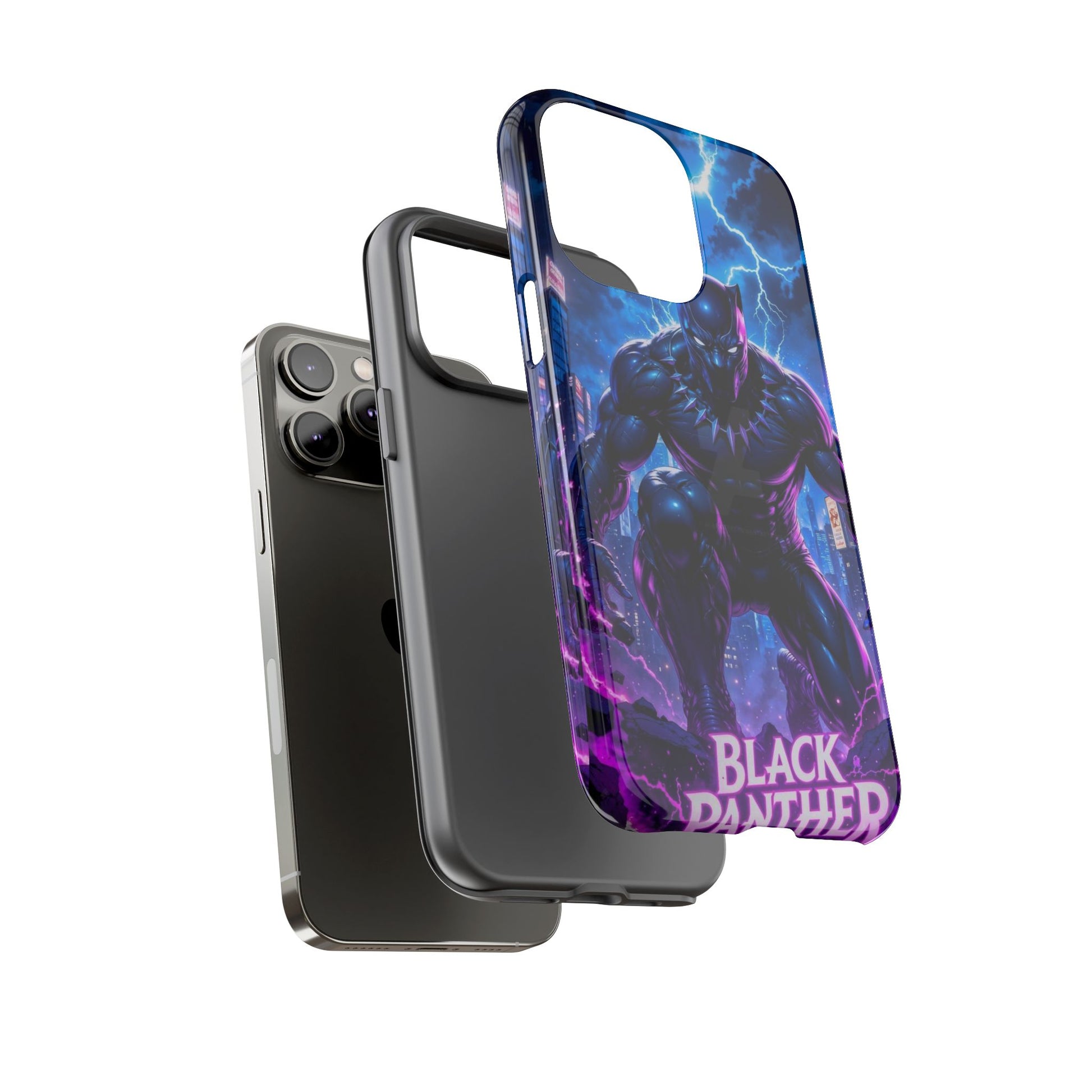 Black Panther Phone Case, Tough Cases for iPhones, Samsung, and Pixel