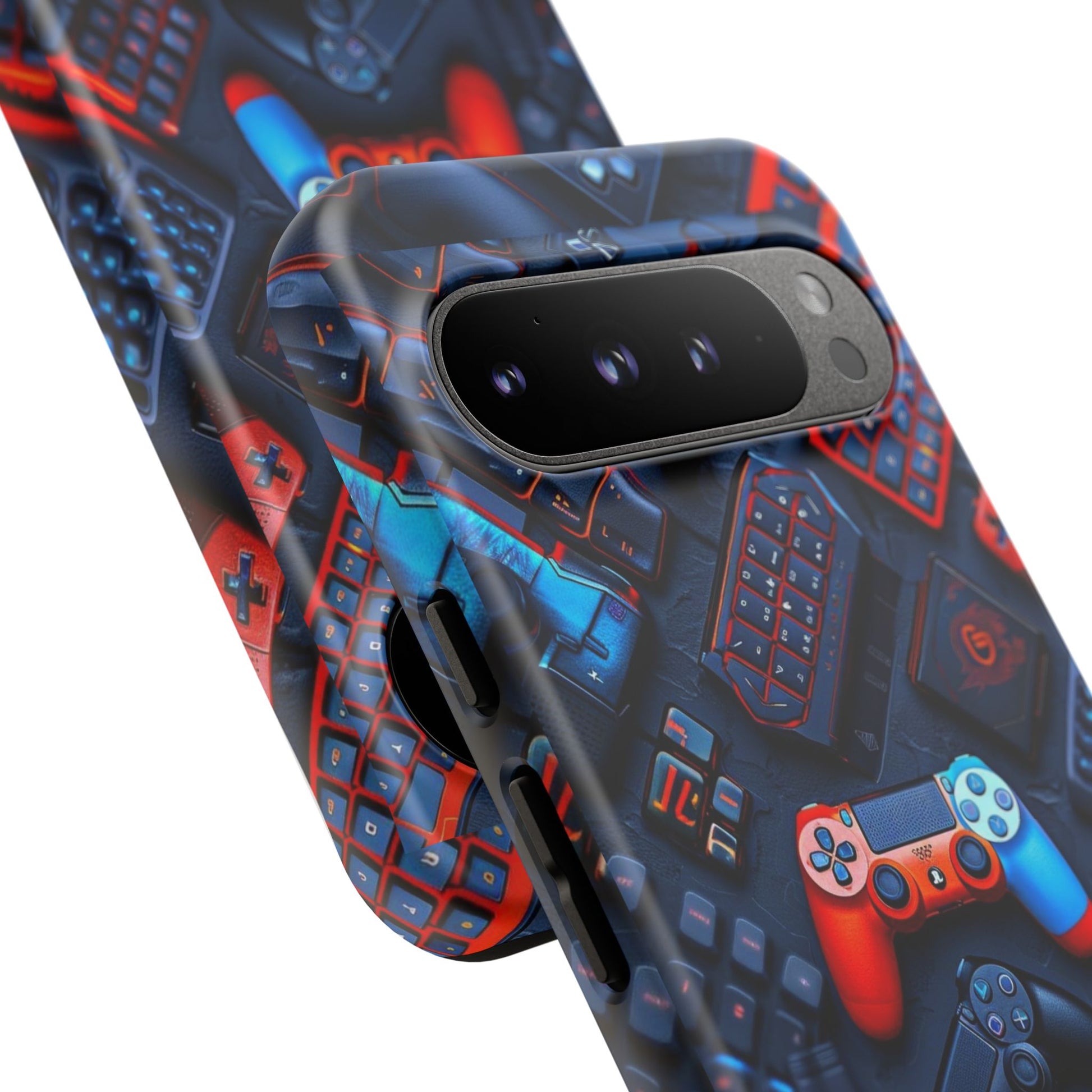 Gamer Themed Controllers Tough Cases for iPhones, Samsung, and Pixel