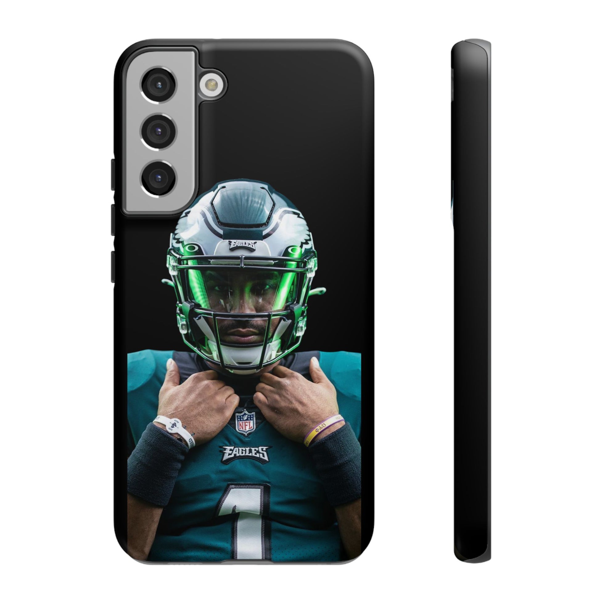 Eagles Football Jalen Hurts Tough Cases for iPhones, Samsung, and Pixel