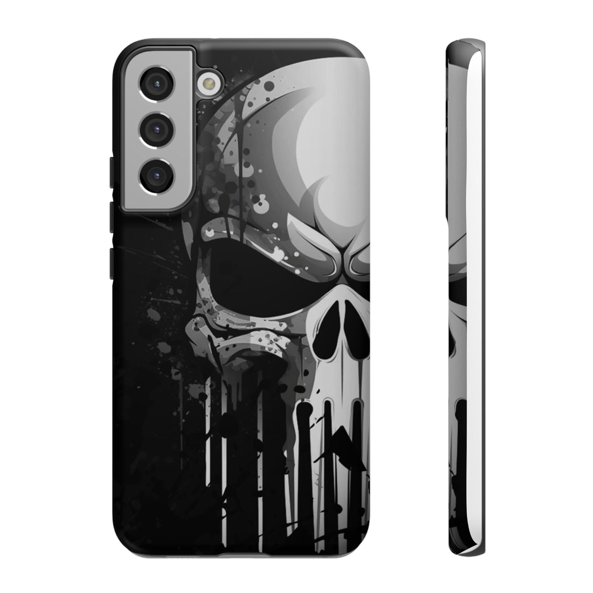 Punisher Skull Tough Cases for iPhones, Samsung, and Pixel