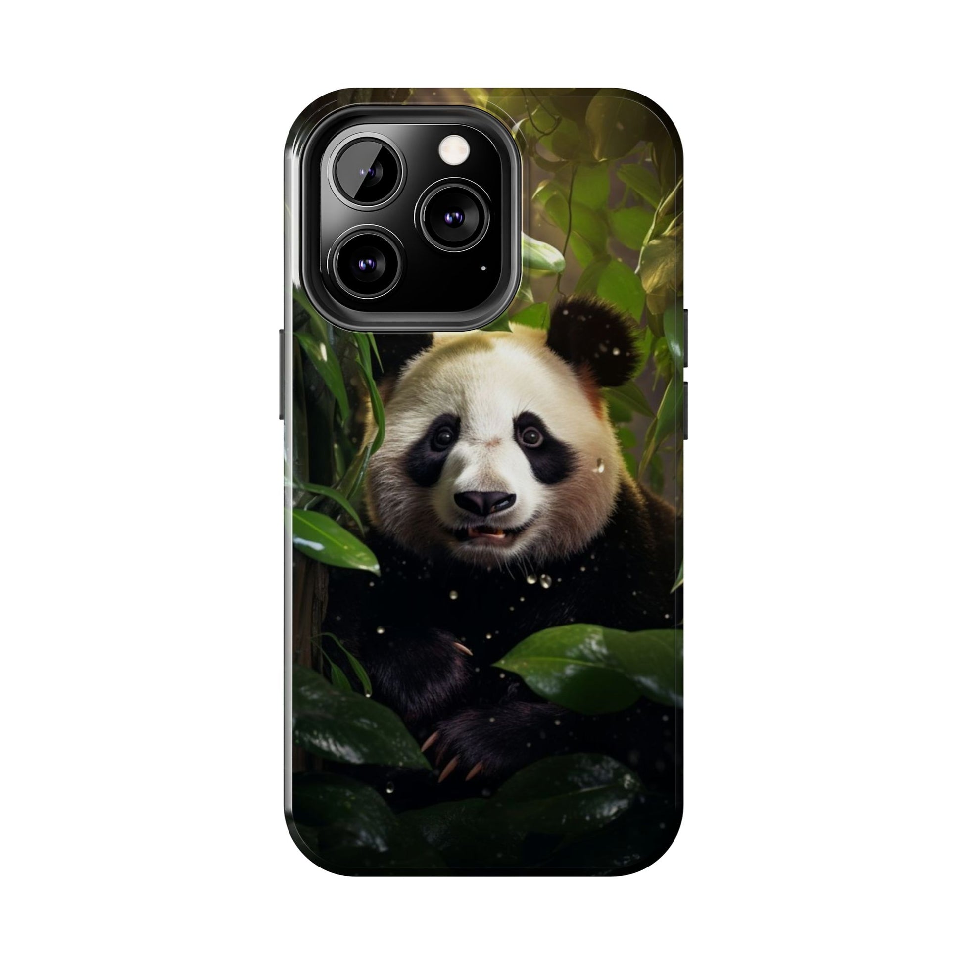 Smiling Panda Theme Phone Cases for iPhones & Samsung Phones