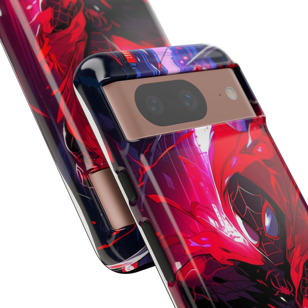 Miles Morales Spiderman Phone Case, Tough Cases for iPhones, Samsung, and Pixel