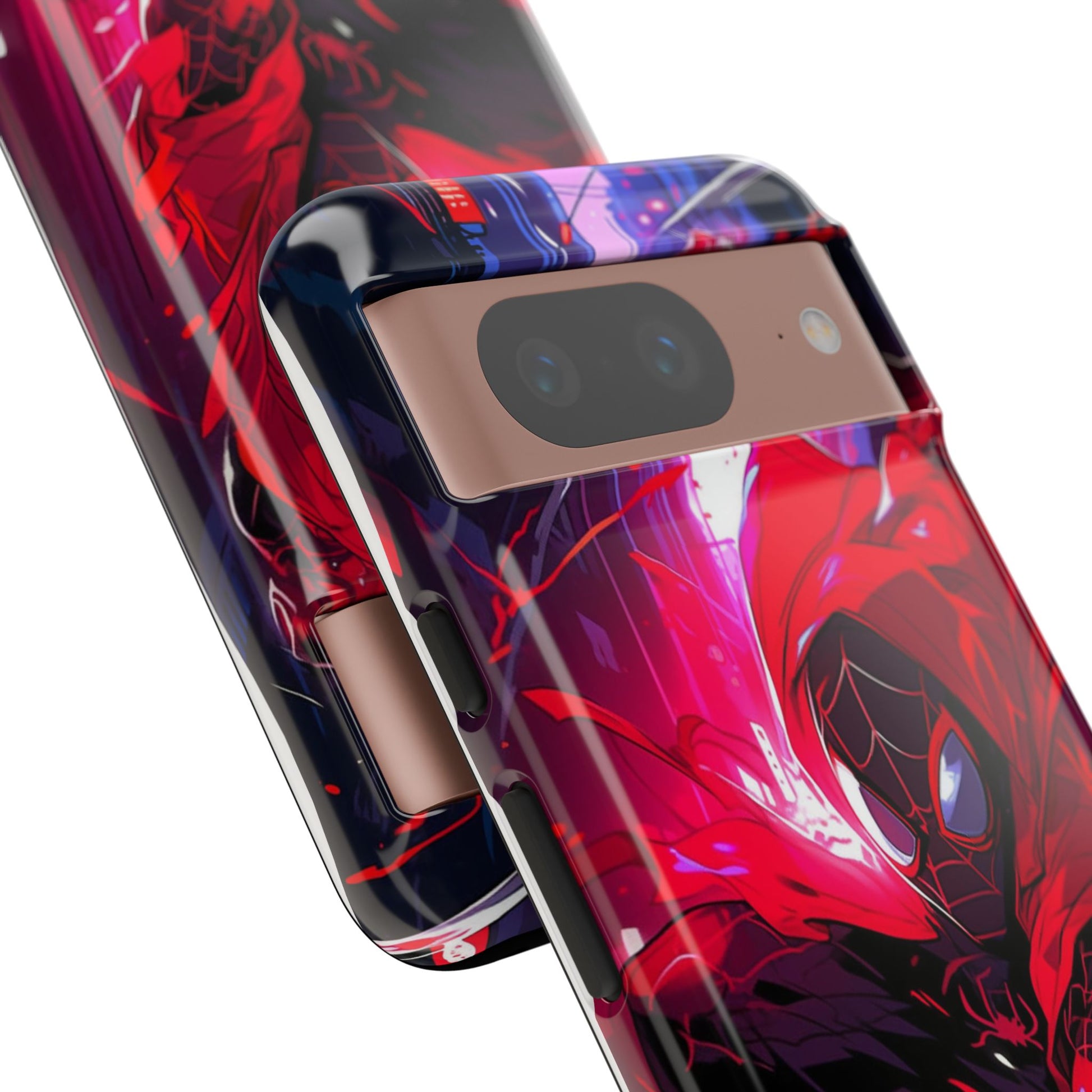 Miles Morales Spiderman Phone Case, Tough Cases for iPhones, Samsung, and Pixel