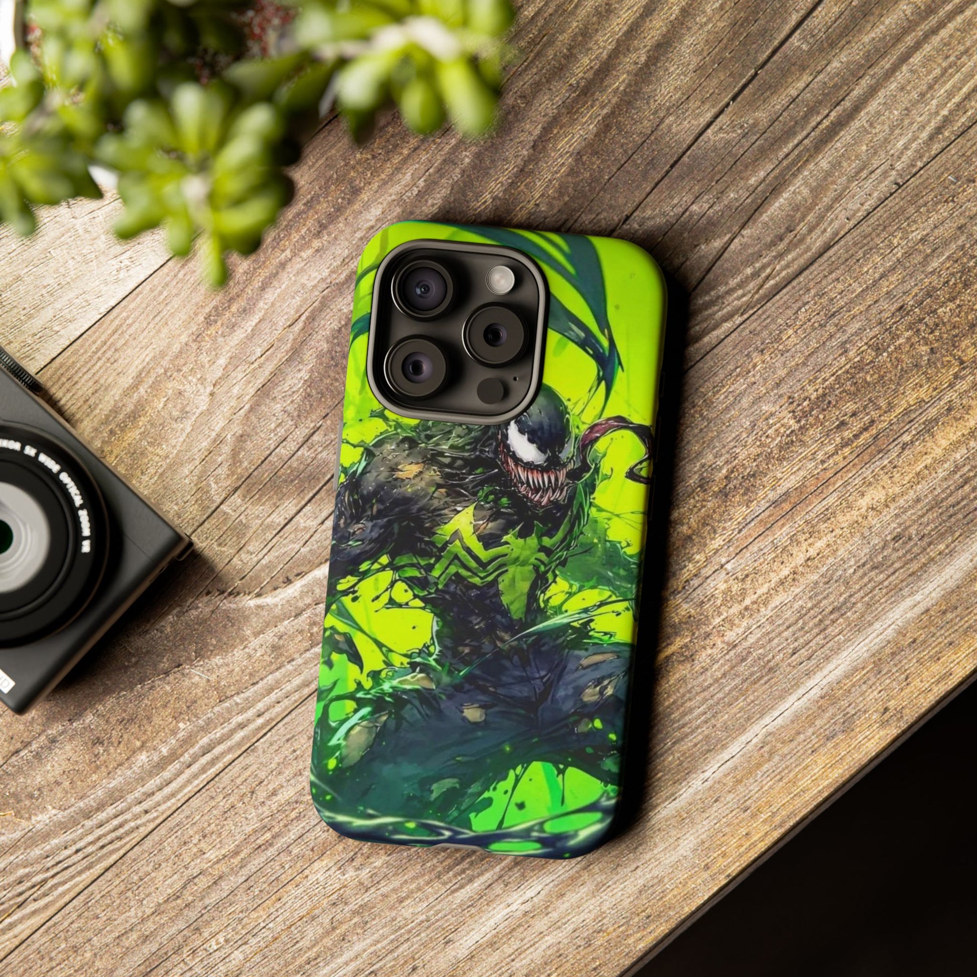 Evil Venom Phone Case, Tough Cases, Marvel Comics Phone for iPhones, Samsung, and Pixel
