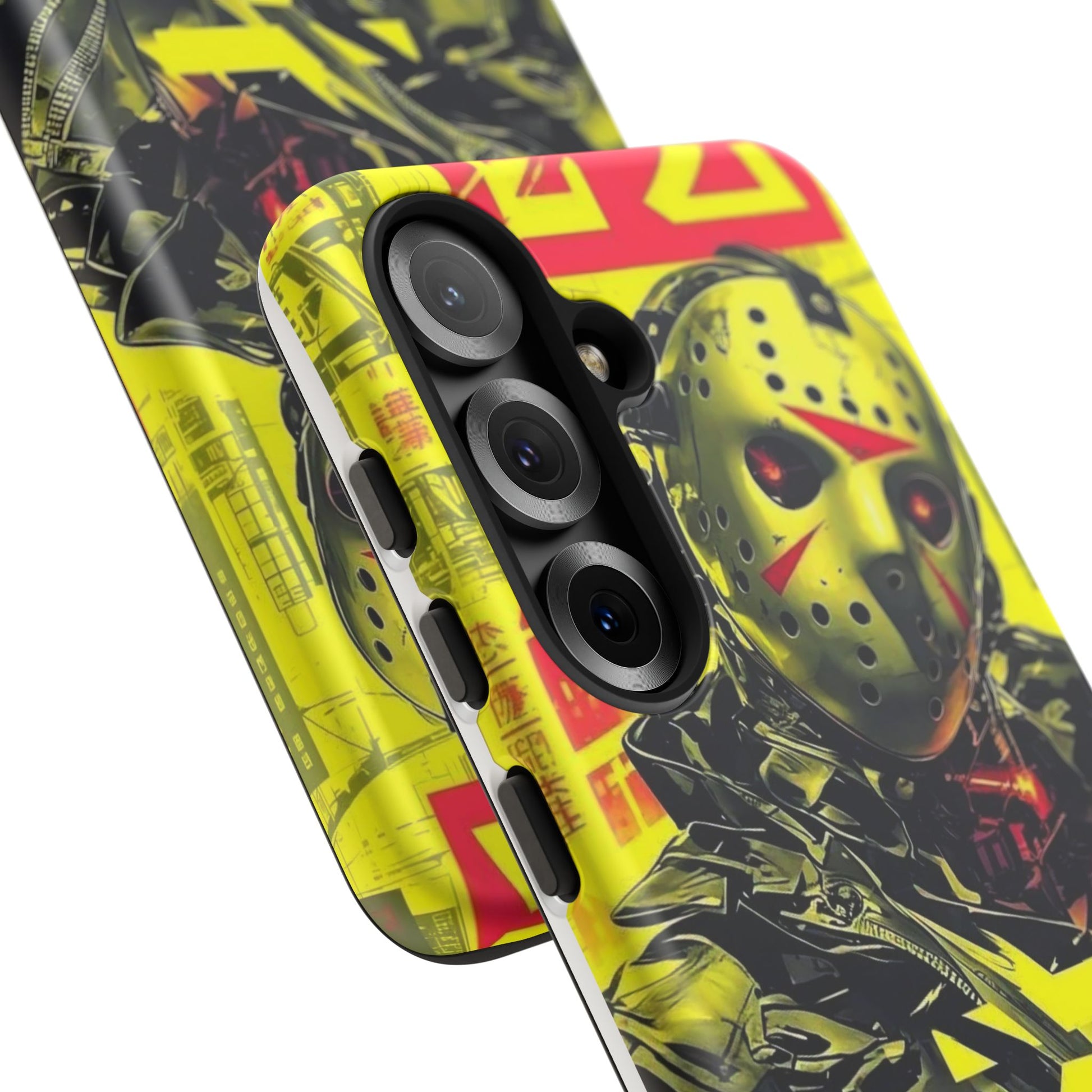 Cyberpunk X Jason Voorhees Tough Cases for iPhones, Samsung, and Pixel
