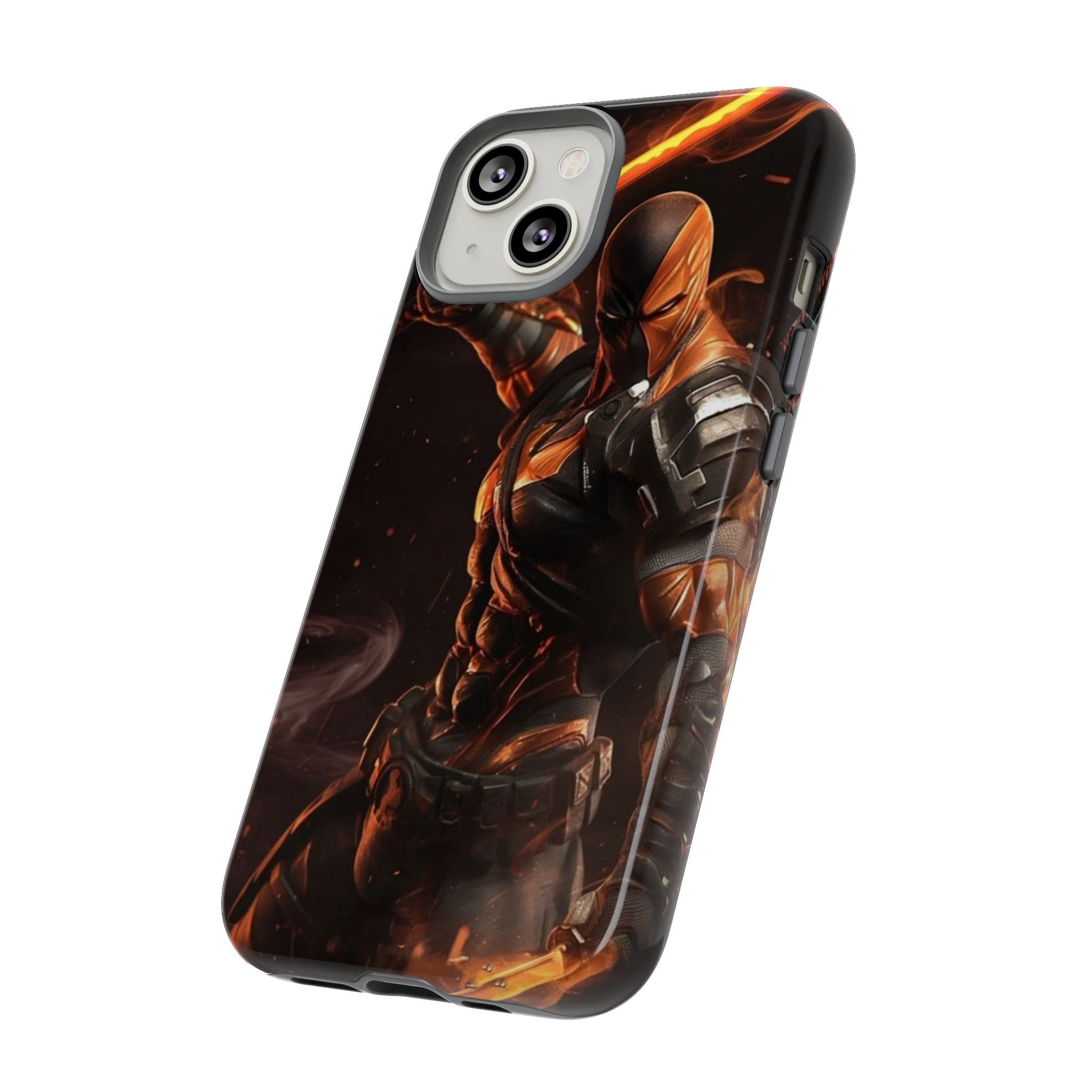 DC Comics Death Stroke Tough Cases for iPhones, Samsung, and Pixel
