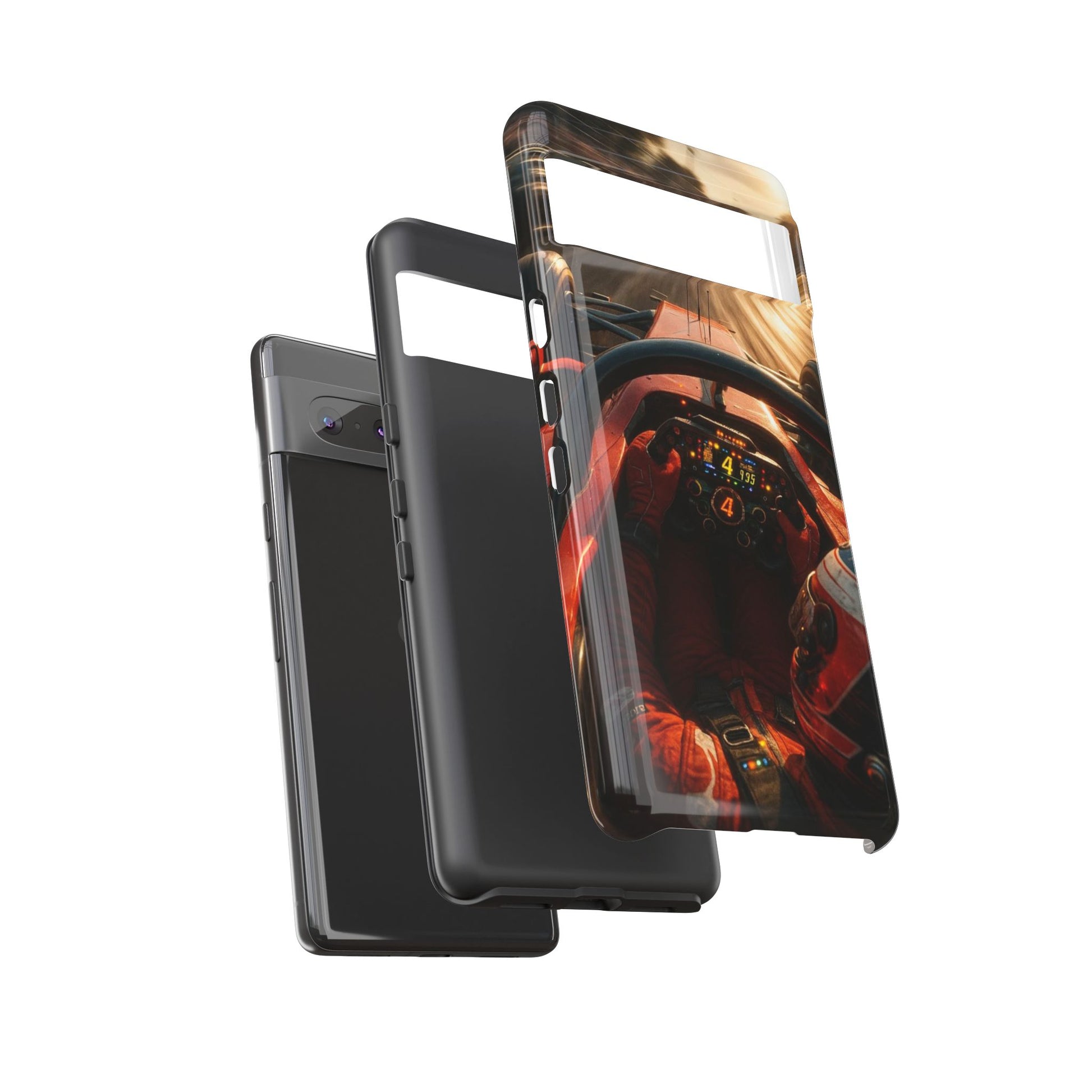 Formula 1 Cockpit Phone Case, Tough Cases for iPhones, Samsung, and Pixel