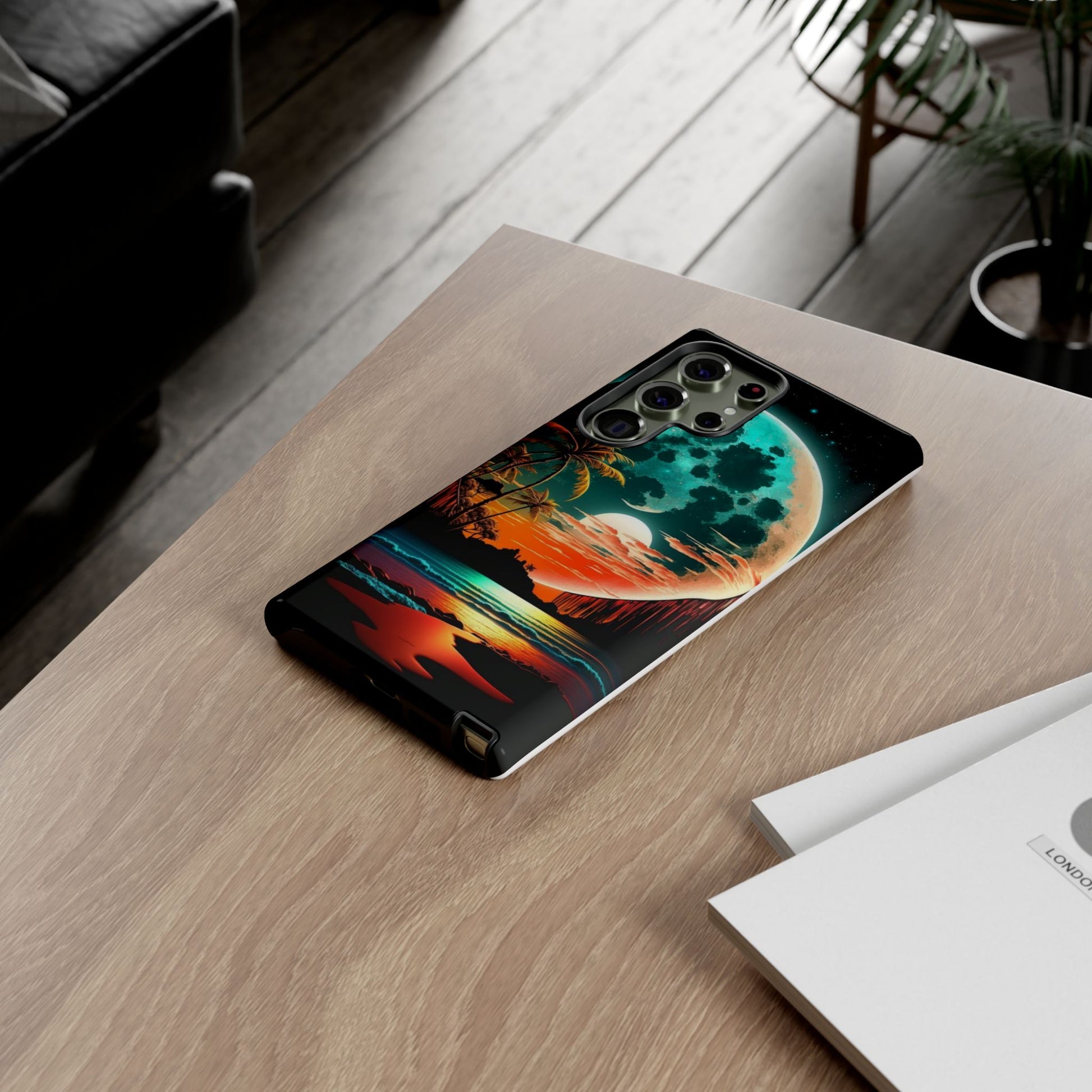 Fantasy Beach Sunset Landscape Phone Case for iPhone, Samsung Galaxy, & Pixel Phones