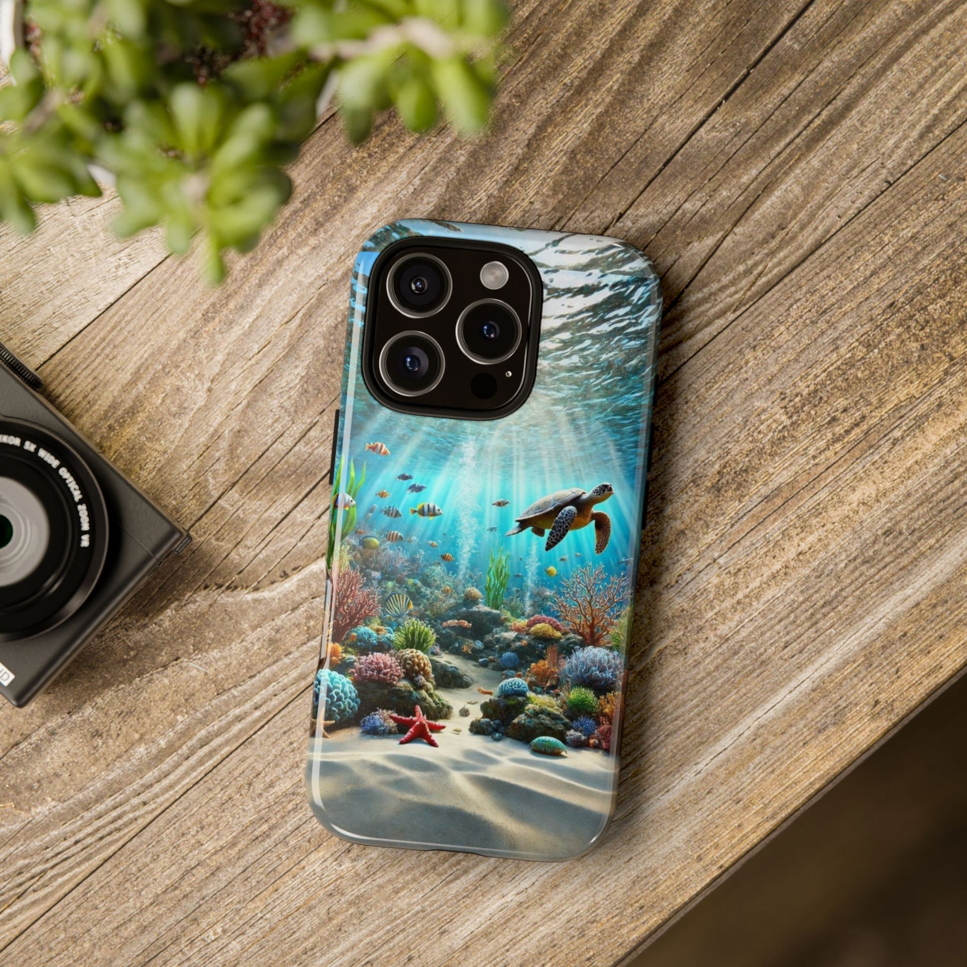 Under Sea Landscape Tough Cases for iPhones, Samsung, and Pixel