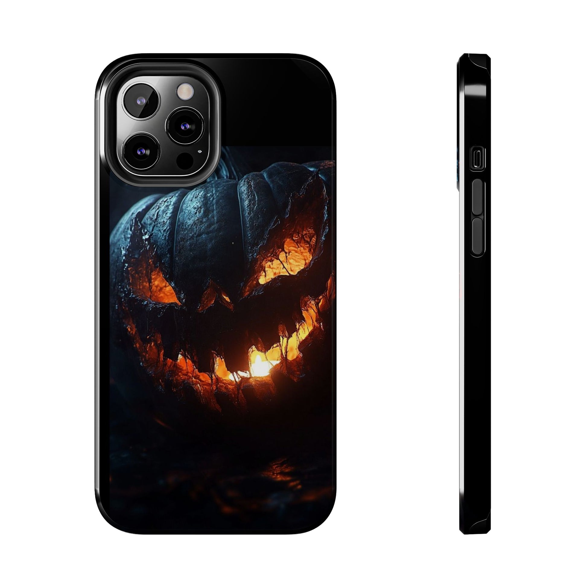 Scary Pumpkin Halloween Theme Phone Cases for iPhones & Samsung Phones