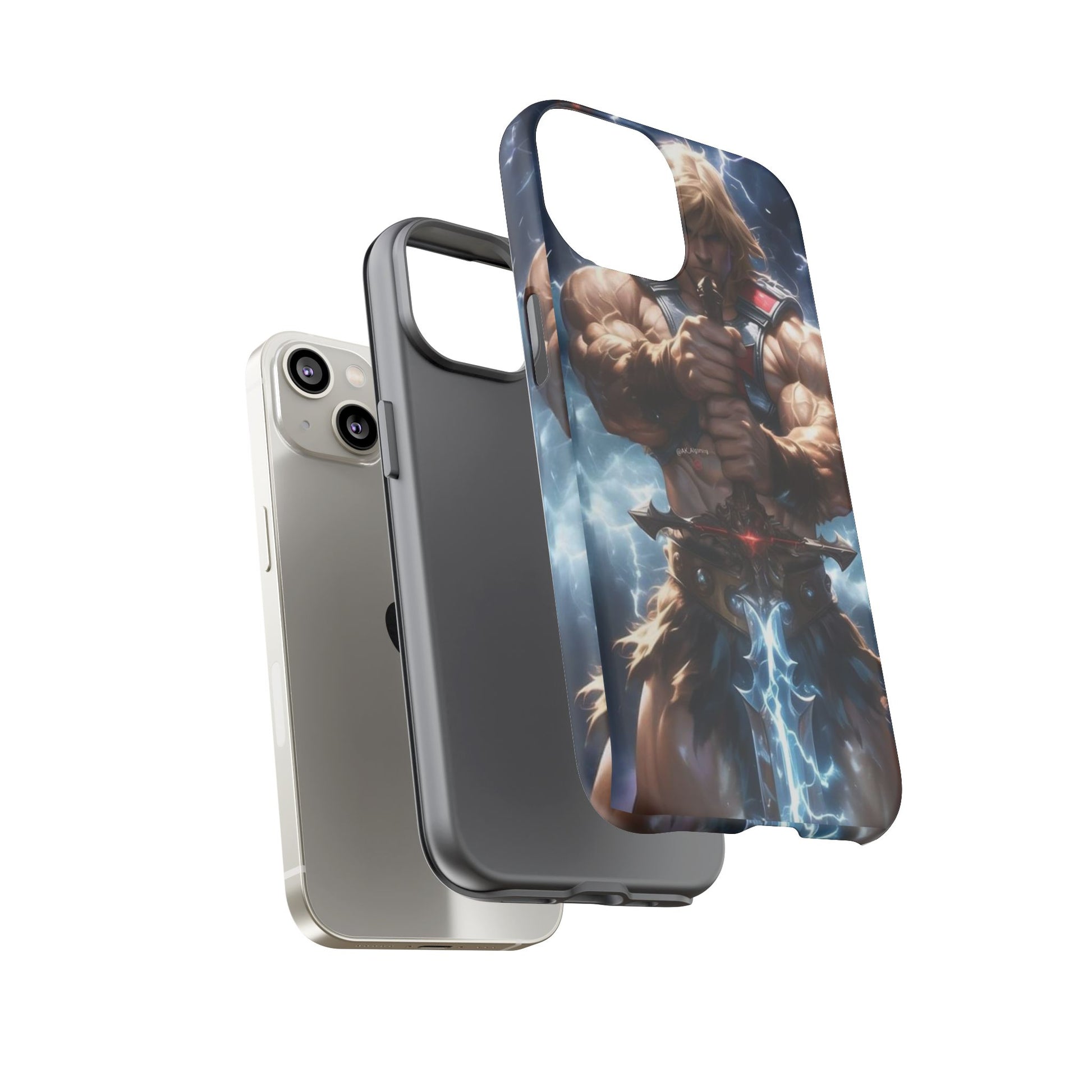 He-Man Masters of the Universe Tough Cases for iPhones, Samsung, and Pixel