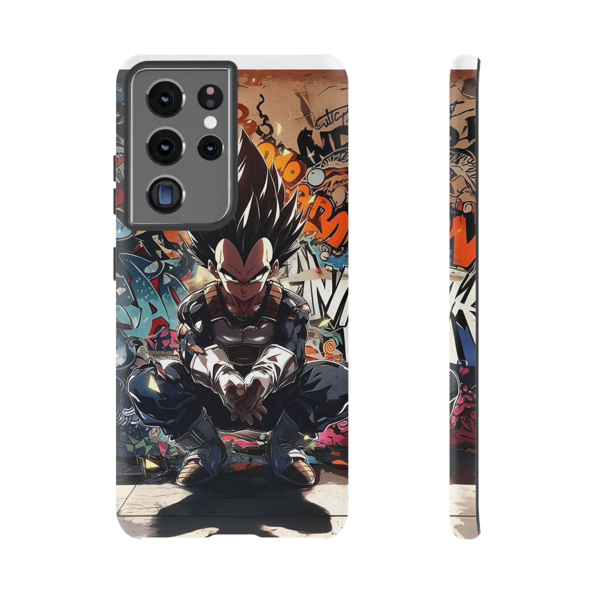 Anime Vegeta Dragon ball Z Tough Cases for iPhones, Samsung, and Pixel