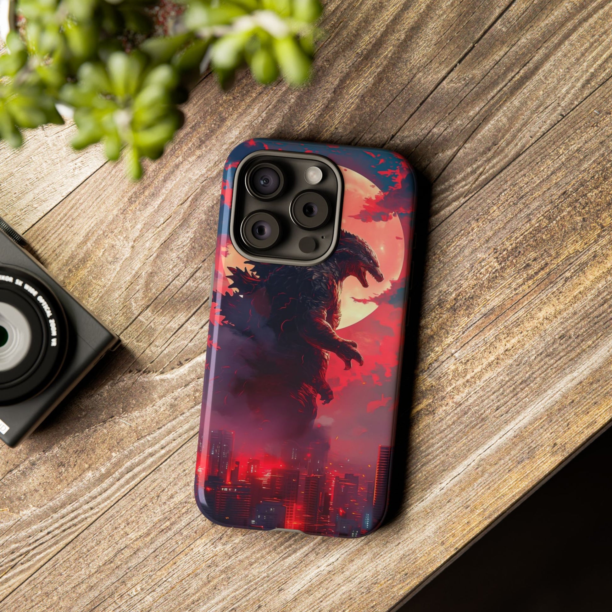 King of Monsters Godzilla Tough Phone Cases for iPhones, Samsung, and Pixel