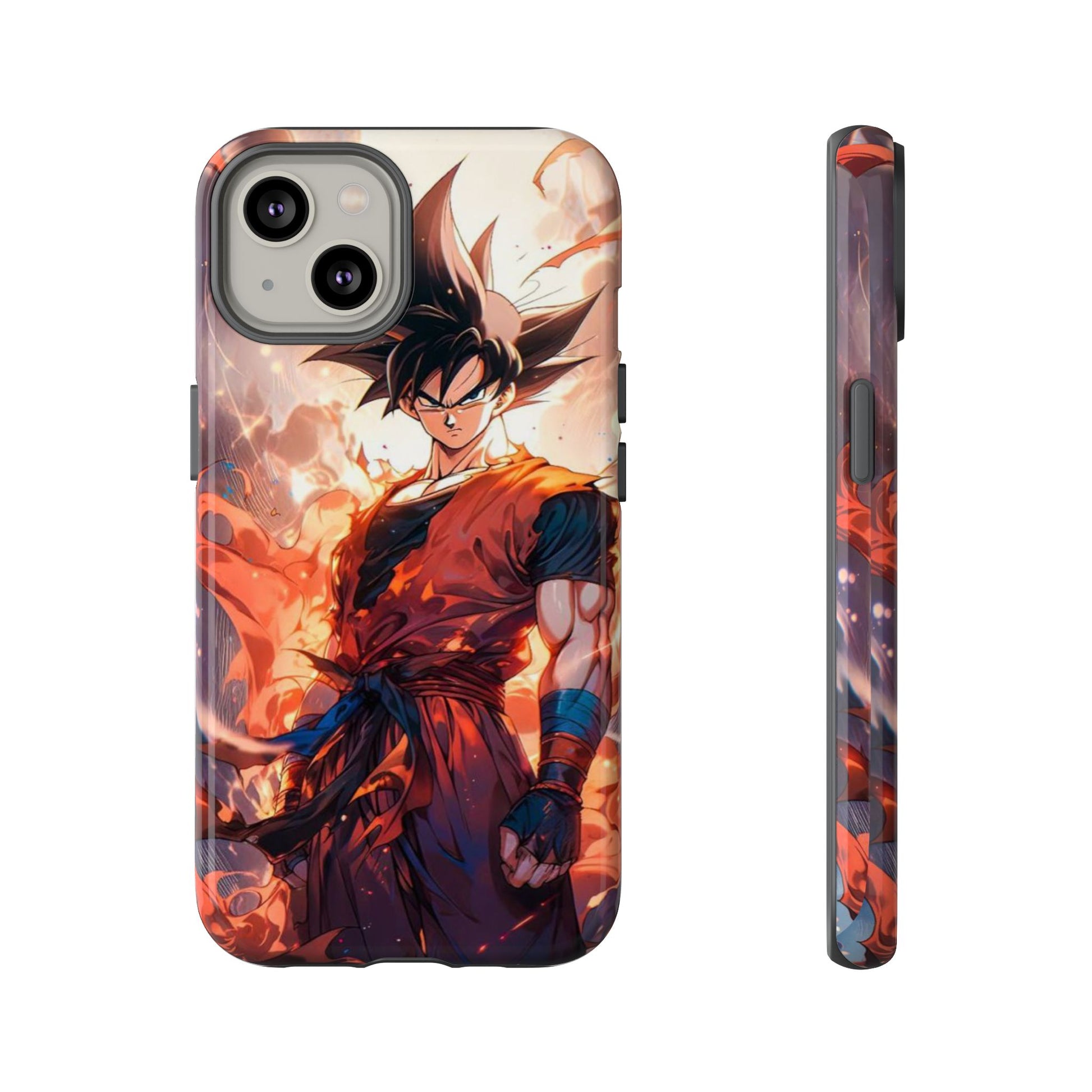 Anime Manga Dragon Ball Z Goku Tough Cases for iPhones, Samsung, and Pixel