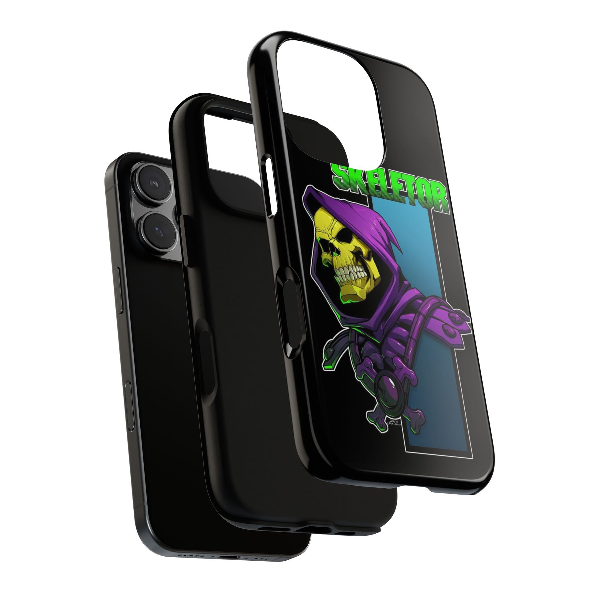 Skeletor Tough Cases for iPhones, Samsung, and Pixel