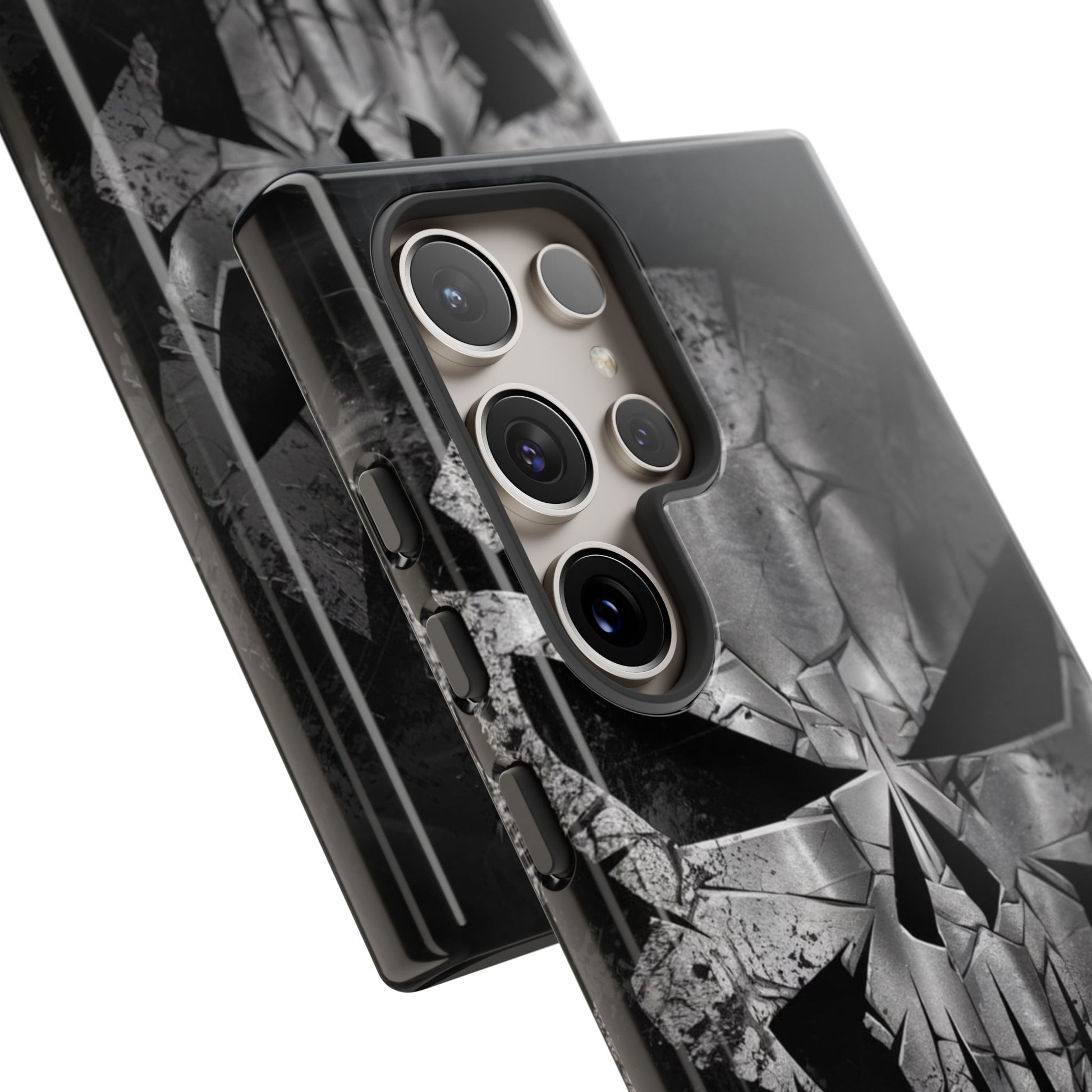The Punisher Logo Art Tough Cases for iPhones, Samsung, and Pixel