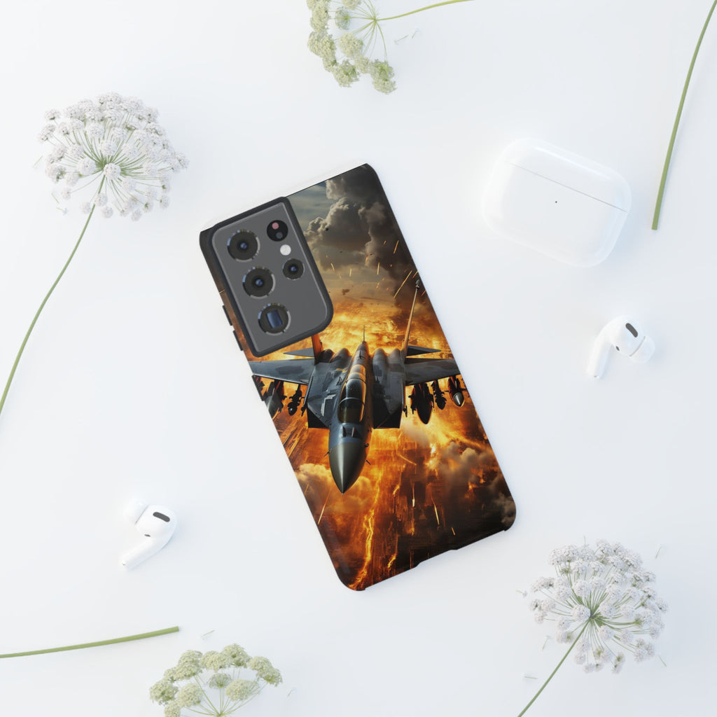 F-15 Fighter Jet Tough Cases for iPhones, Samsung, and Pixel