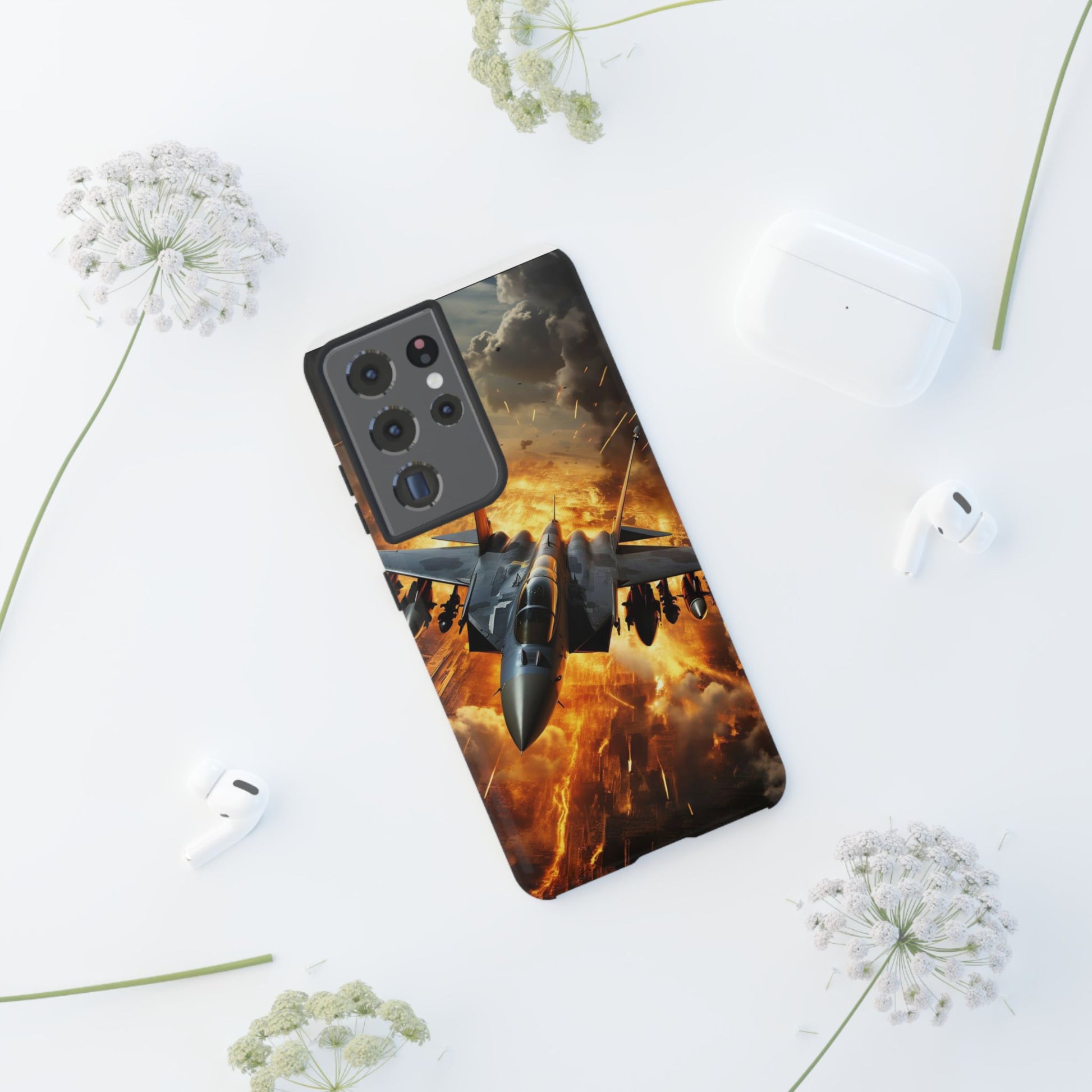 F-15 Fighter Jet Tough Cases for iPhones, Samsung, and Pixel