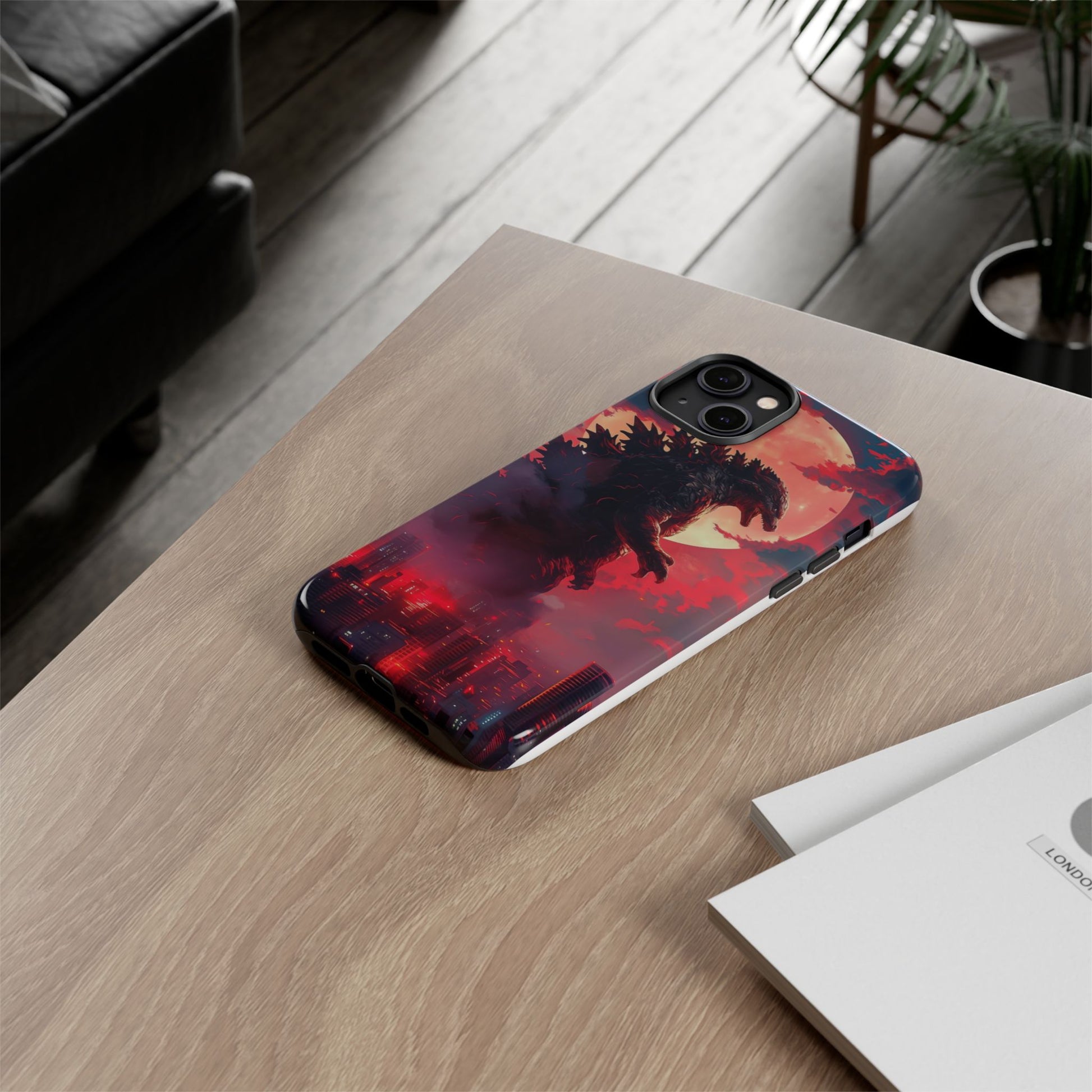 King of Monsters Godzilla Tough Phone Cases for iPhones, Samsung, and Pixel