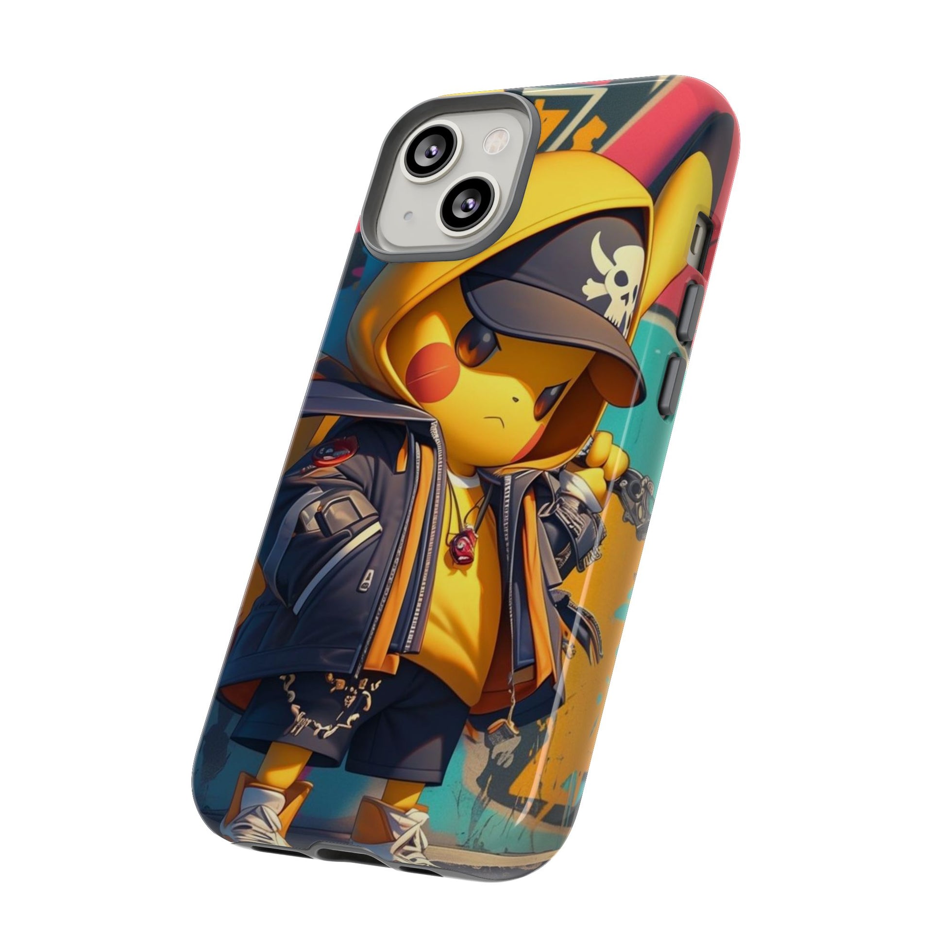 Cute Poke Bear Phone Case, Tough Cases for iPhones, Samsung, and Pixel