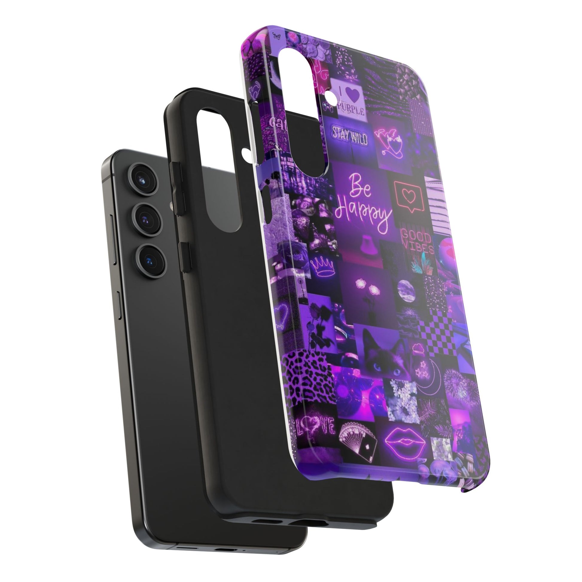Be Happy Themed Tough Phone Cases for Iphones & Samsung Phones