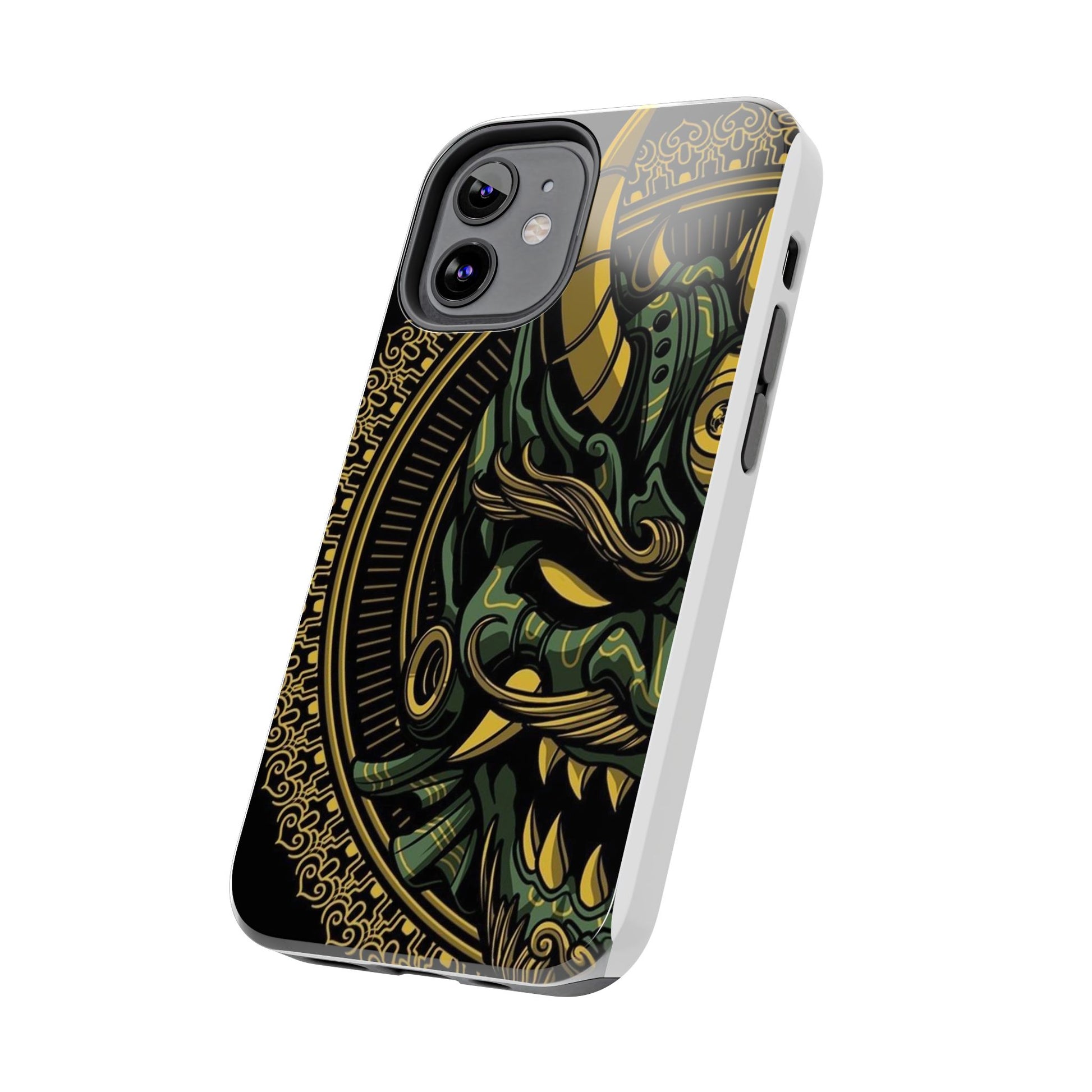 Kabuki Mask Theme Phone Cases for Iphones & Samsung Durable