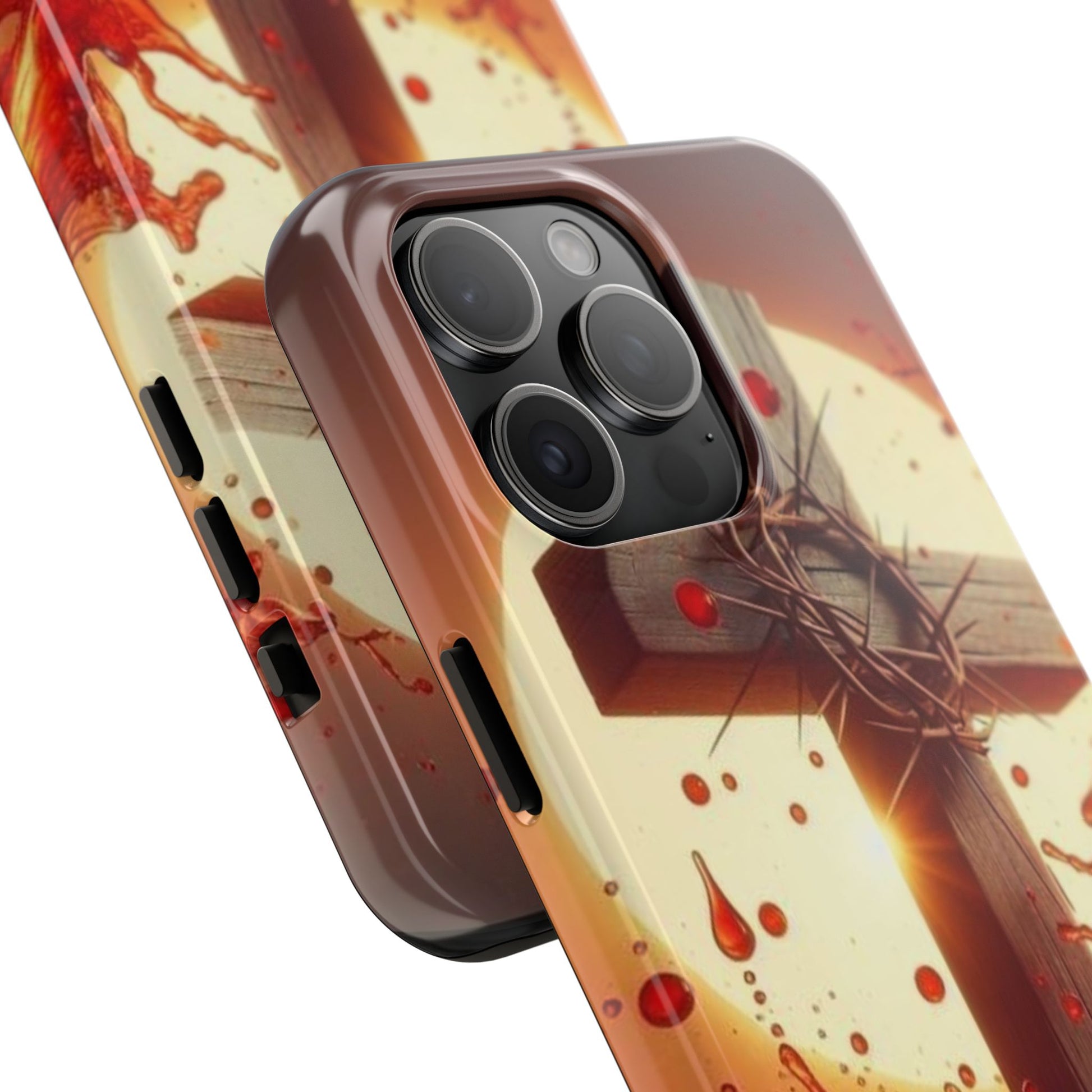 Blood of Christ Christian Theme Phone Cases for iPhones & Samsung Phones