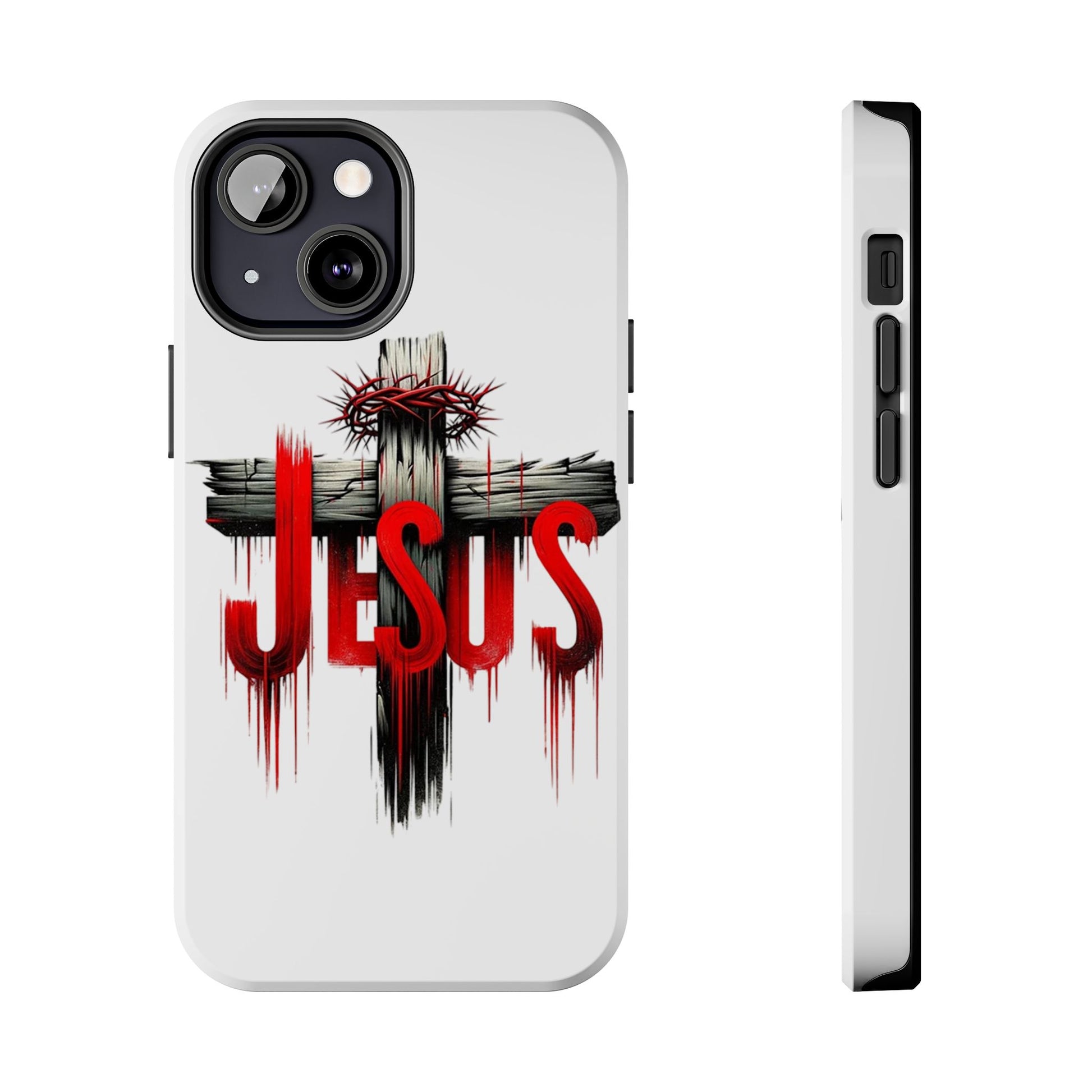 Jesus Cross and Crown Christian Theme Phone Cases for iPhones & Samsung Phones