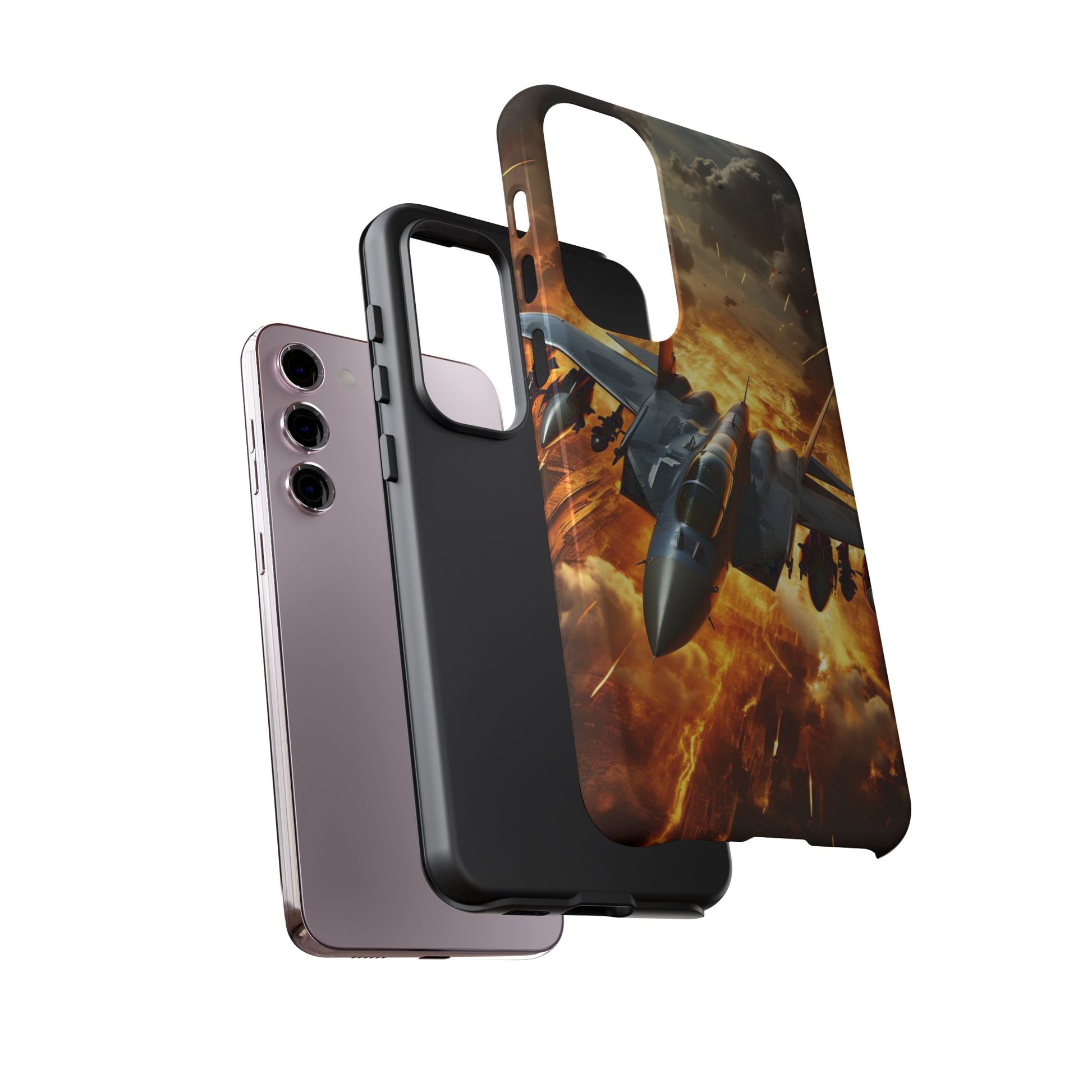 F-15 Fighter Jet Tough Cases for iPhones, Samsung, and Pixel