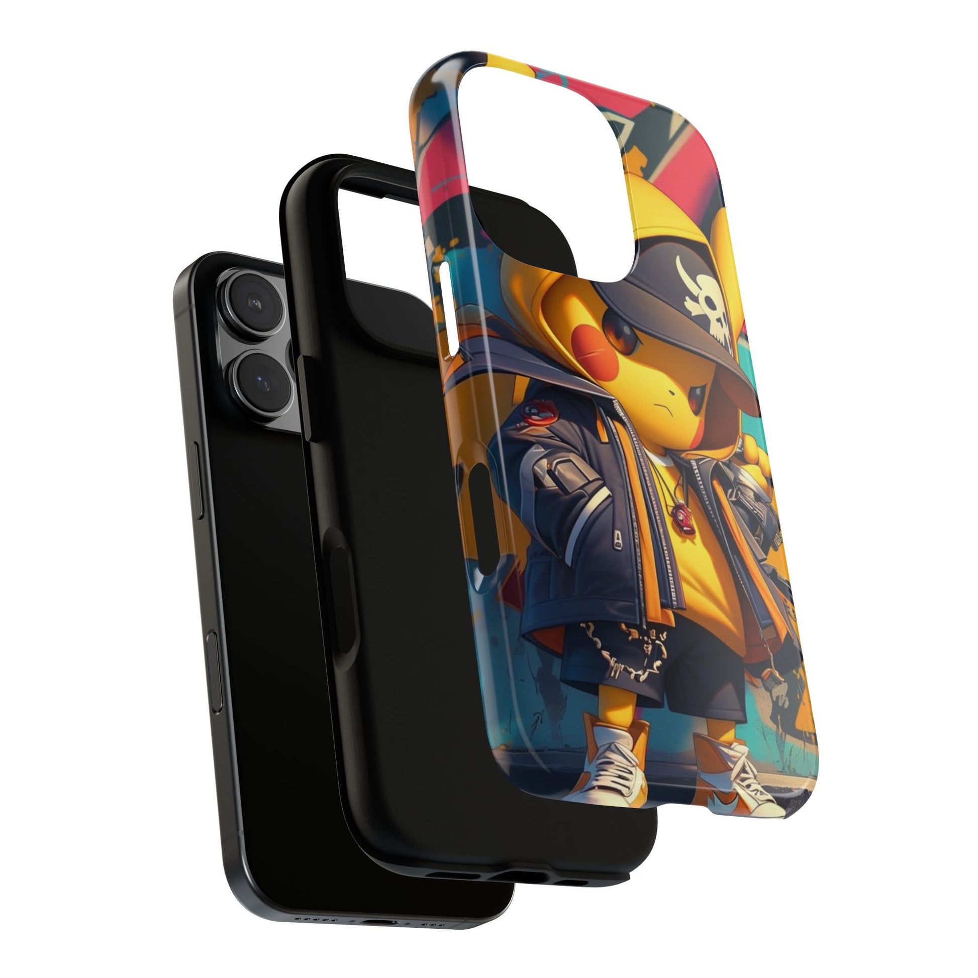 Cute Poke Bear Phone Case, Tough Cases for iPhones, Samsung, and Pixel