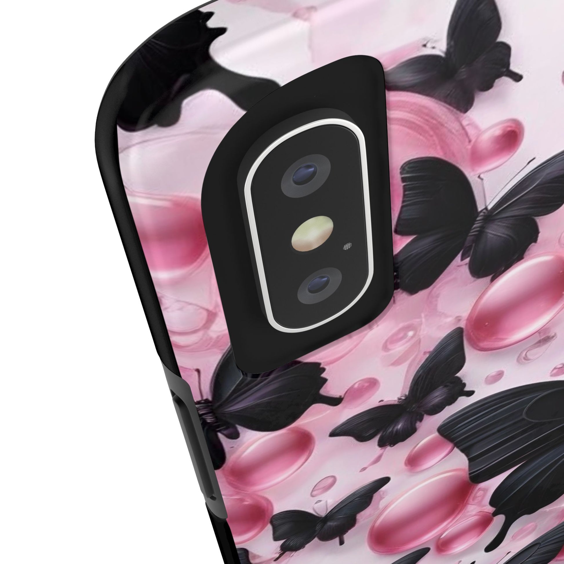 Pearls and Butterflies Theme Phone Cases for iPhones & Samsung Phones