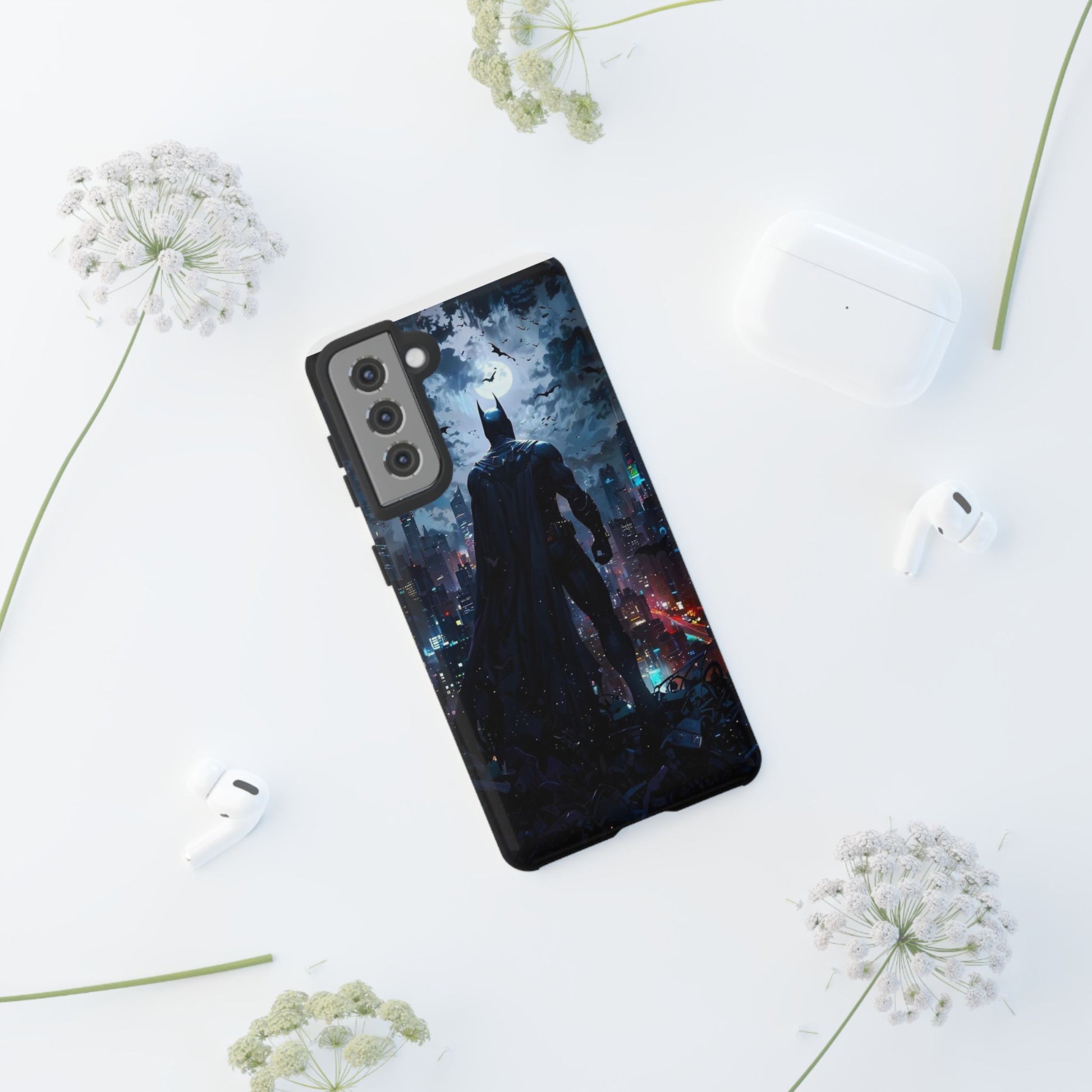 Gotham City Batman Tough Cases for iPhones, Samsung, and Pixel