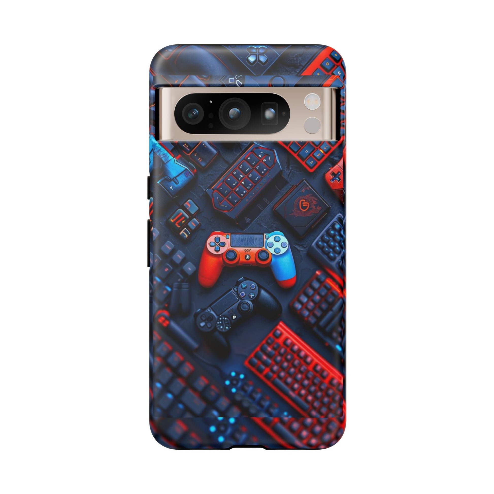 Gamer Themed Controllers Tough Cases for iPhones, Samsung, and Pixel
