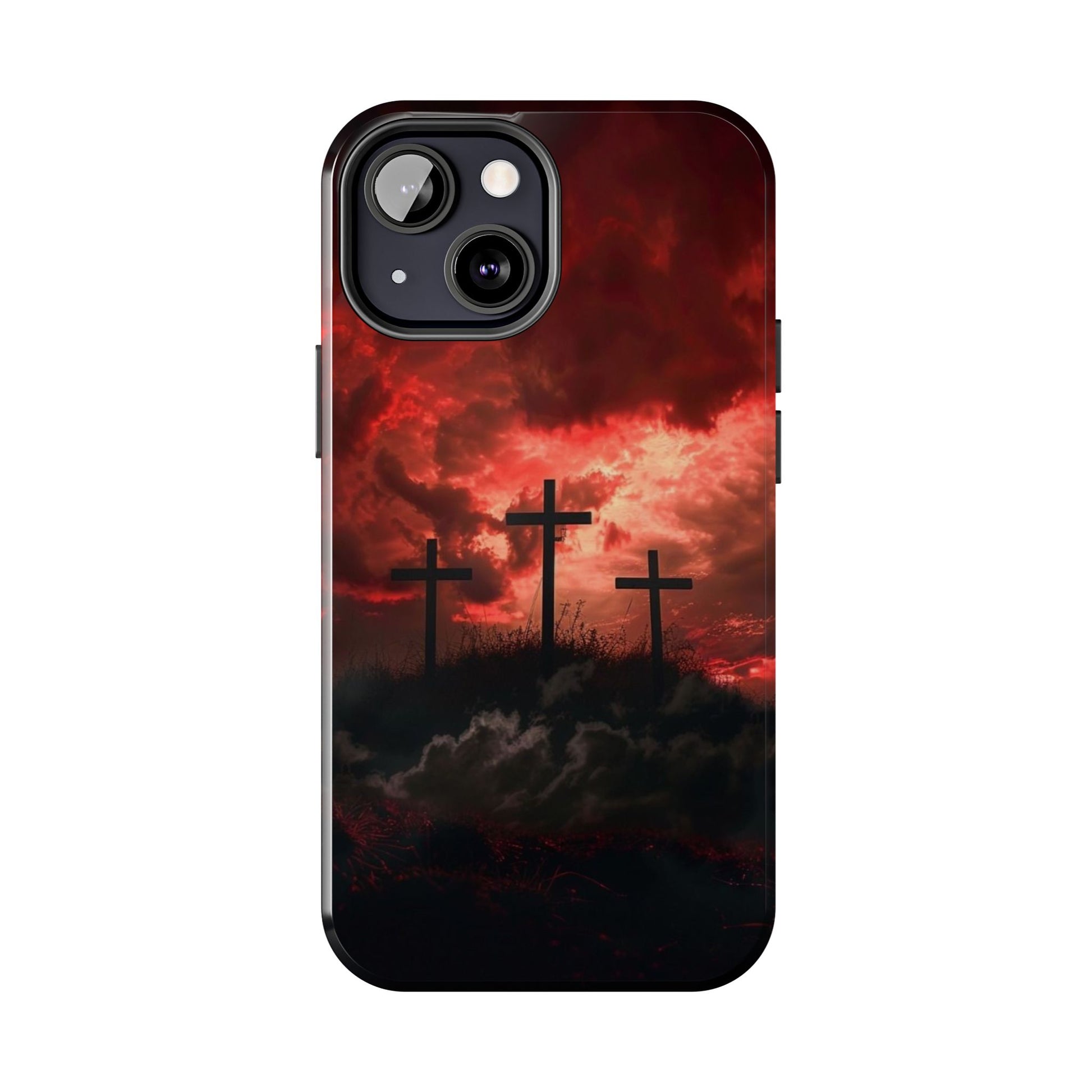 Crosses at Golgotha Christian Cases for iPhones & Samsung Phones
