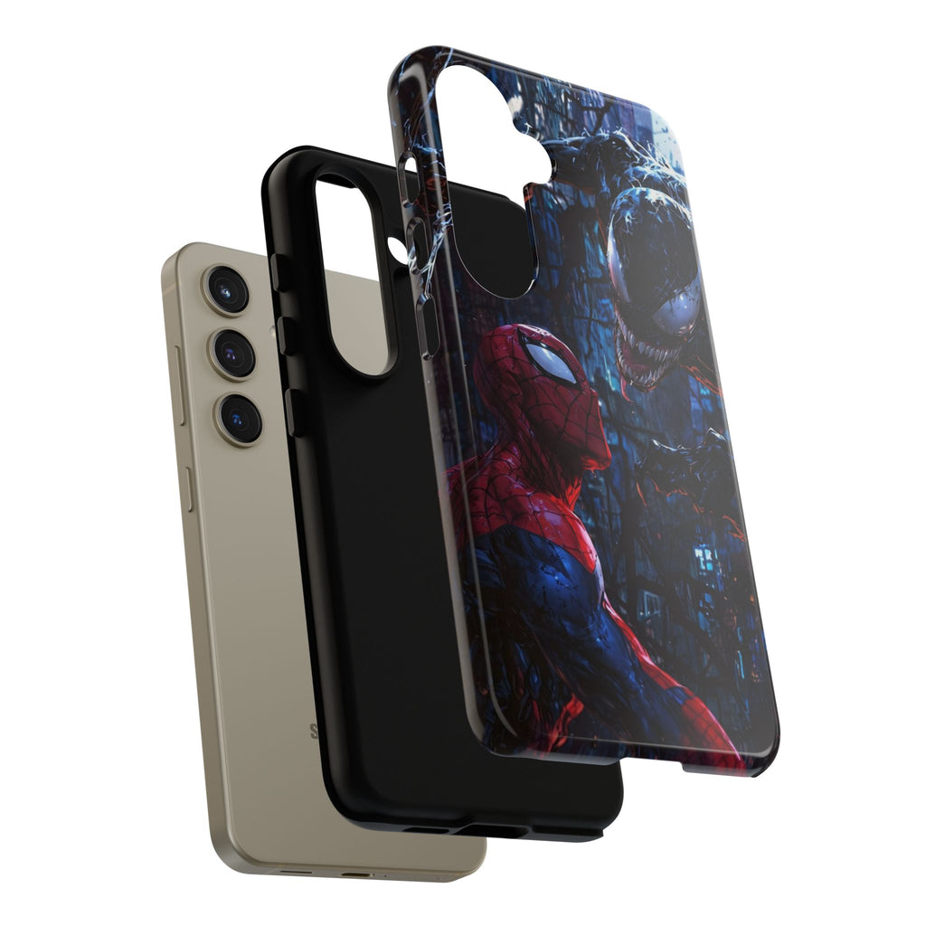 Venom x Spiderman Phone Case, Tough Cases for iPhones, Samsung, and Pixel