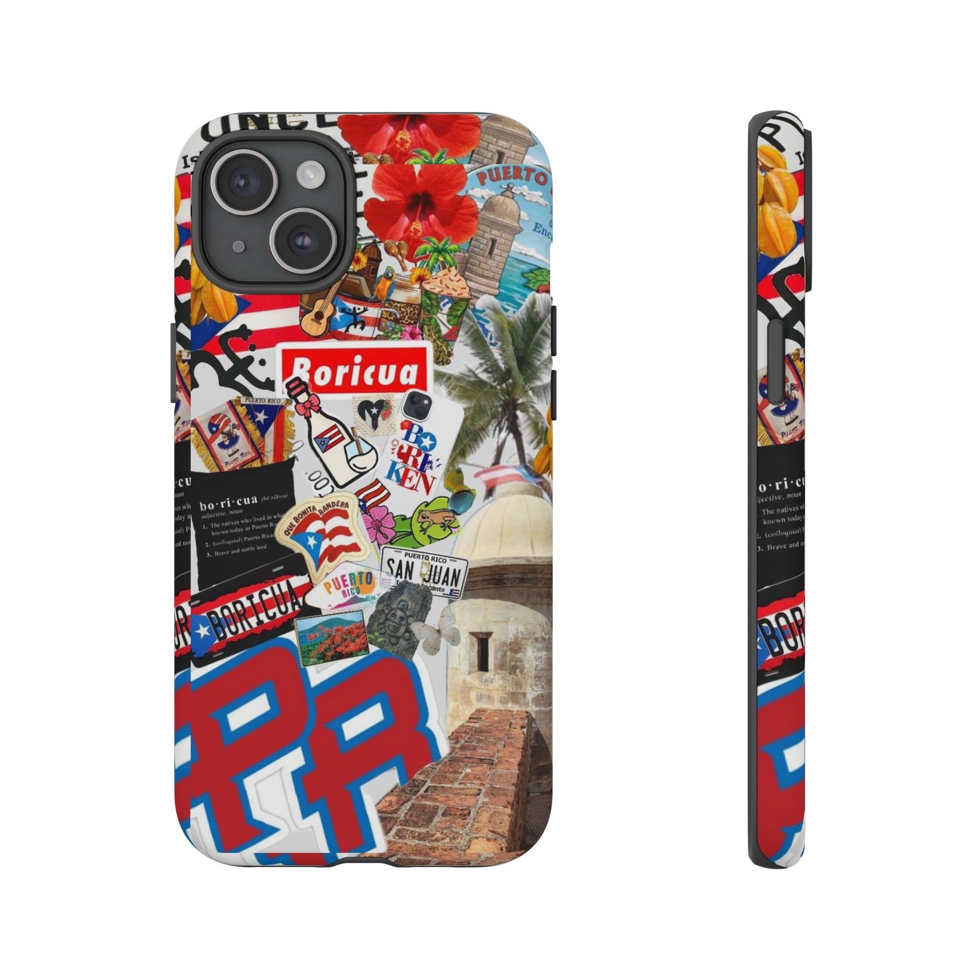 Puerto Rico Boricua Art Tough Cases for iPhones, Samsung, and Pixel