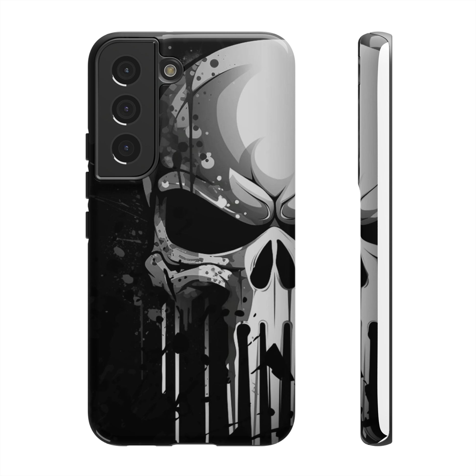 Punisher Skull Tough Cases for iPhones, Samsung, and Pixel