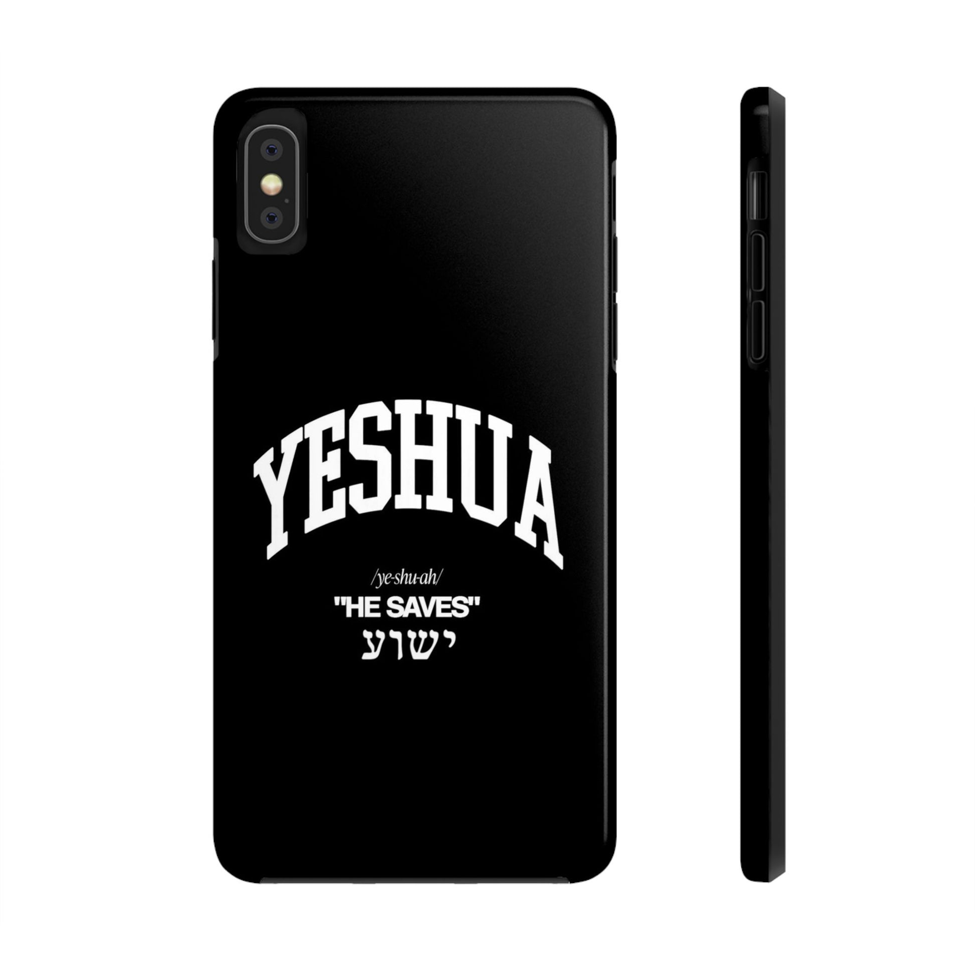 Yeshua He Saves Christian Theme Phone Cases for iPhones & Samsung Phones
