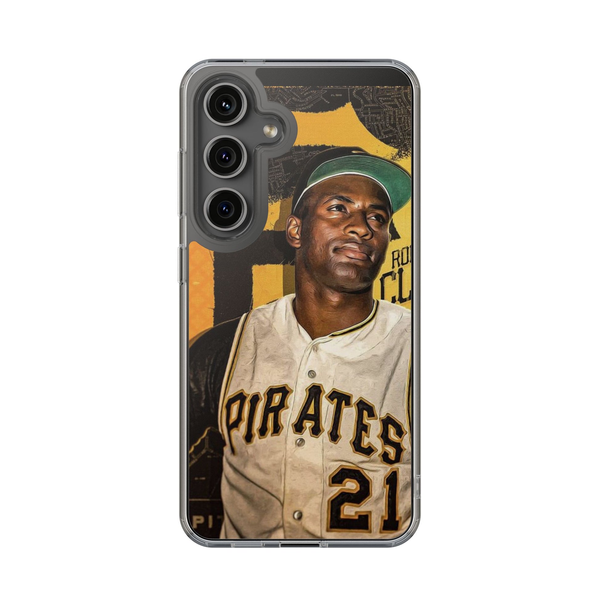 Clemente 21 Baseball Legend inspired Protective Iphone and Samsung case