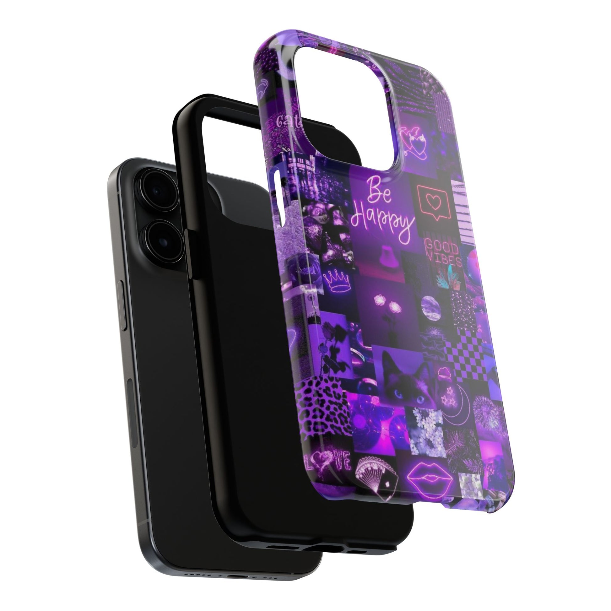 Be Happy Themed Tough Phone Cases for Iphones & Samsung Phones