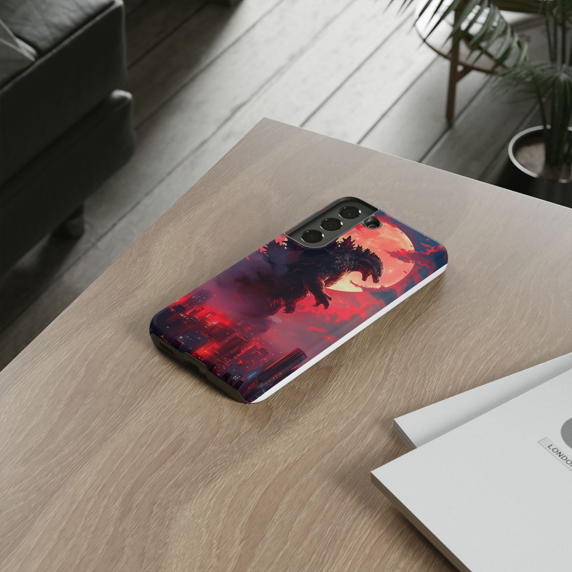 King of Monsters Godzilla Tough Phone Cases for iPhones, Samsung, and Pixel