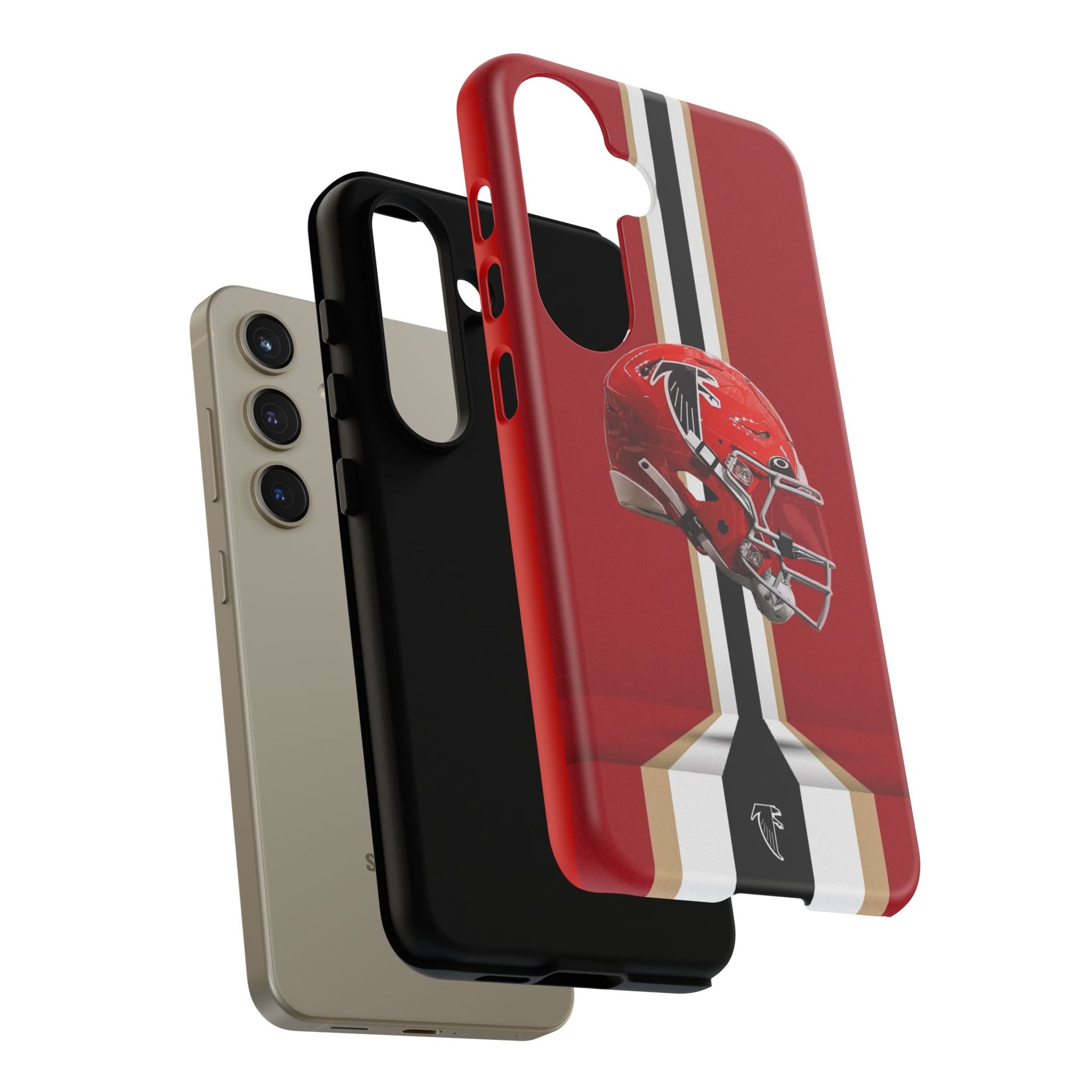 Atlanta Falcons Football Helmet Logo Tough Cases for iPhones, Samsung, and Pixel