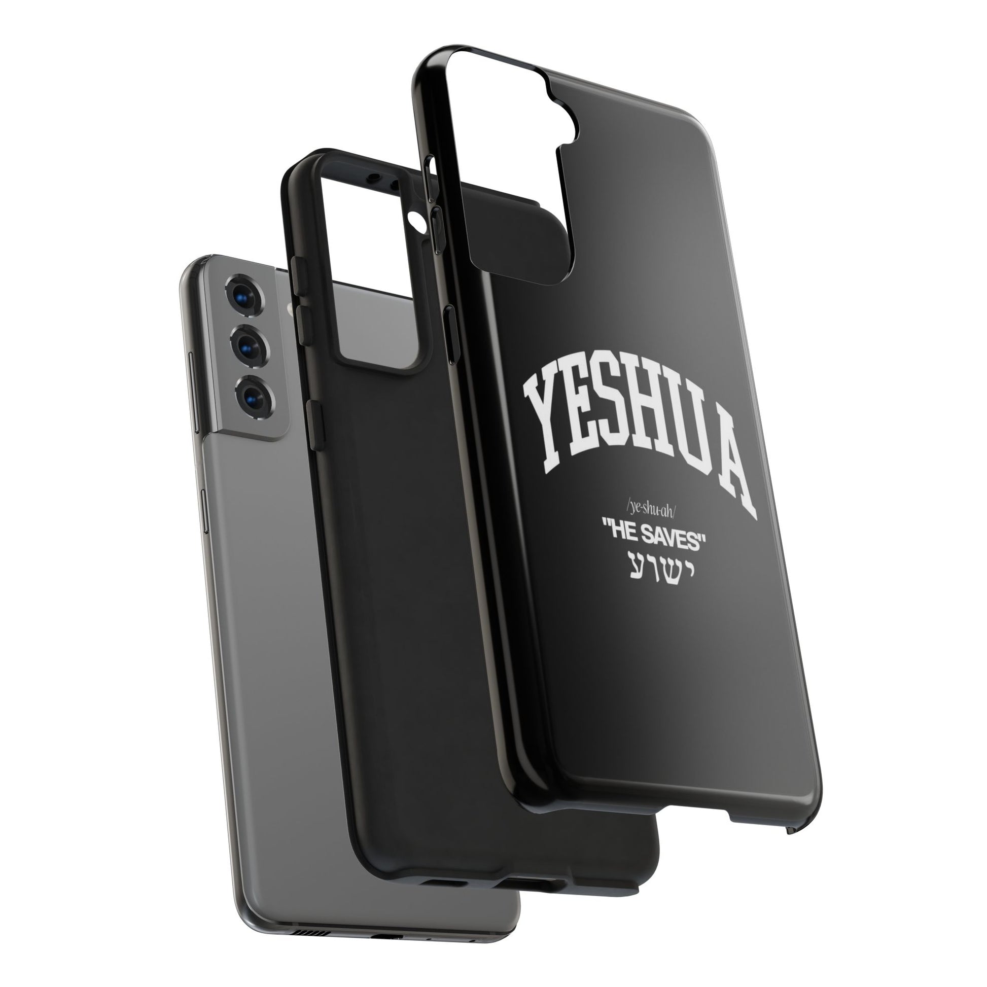 Yeshua He Saves Christian Theme Phone Cases for iPhones & Samsung Phones