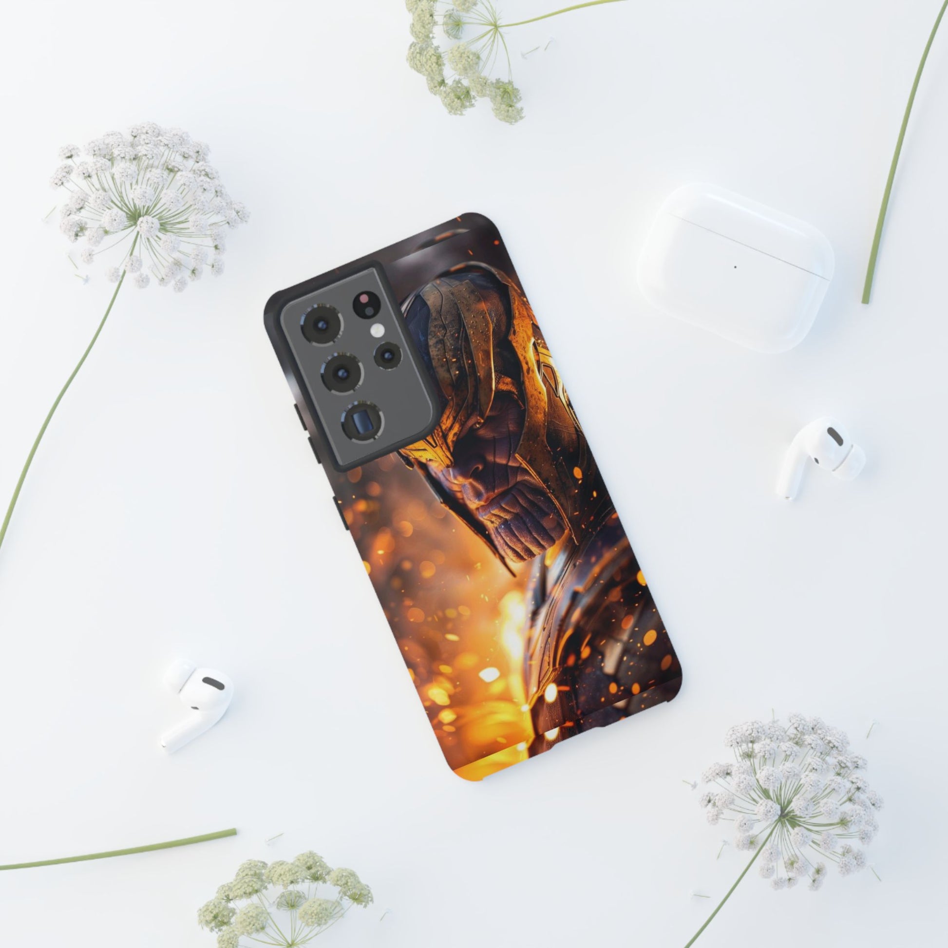 Marvel Villain Thanos Tough Cases for iPhones, Samsung, and Pixel