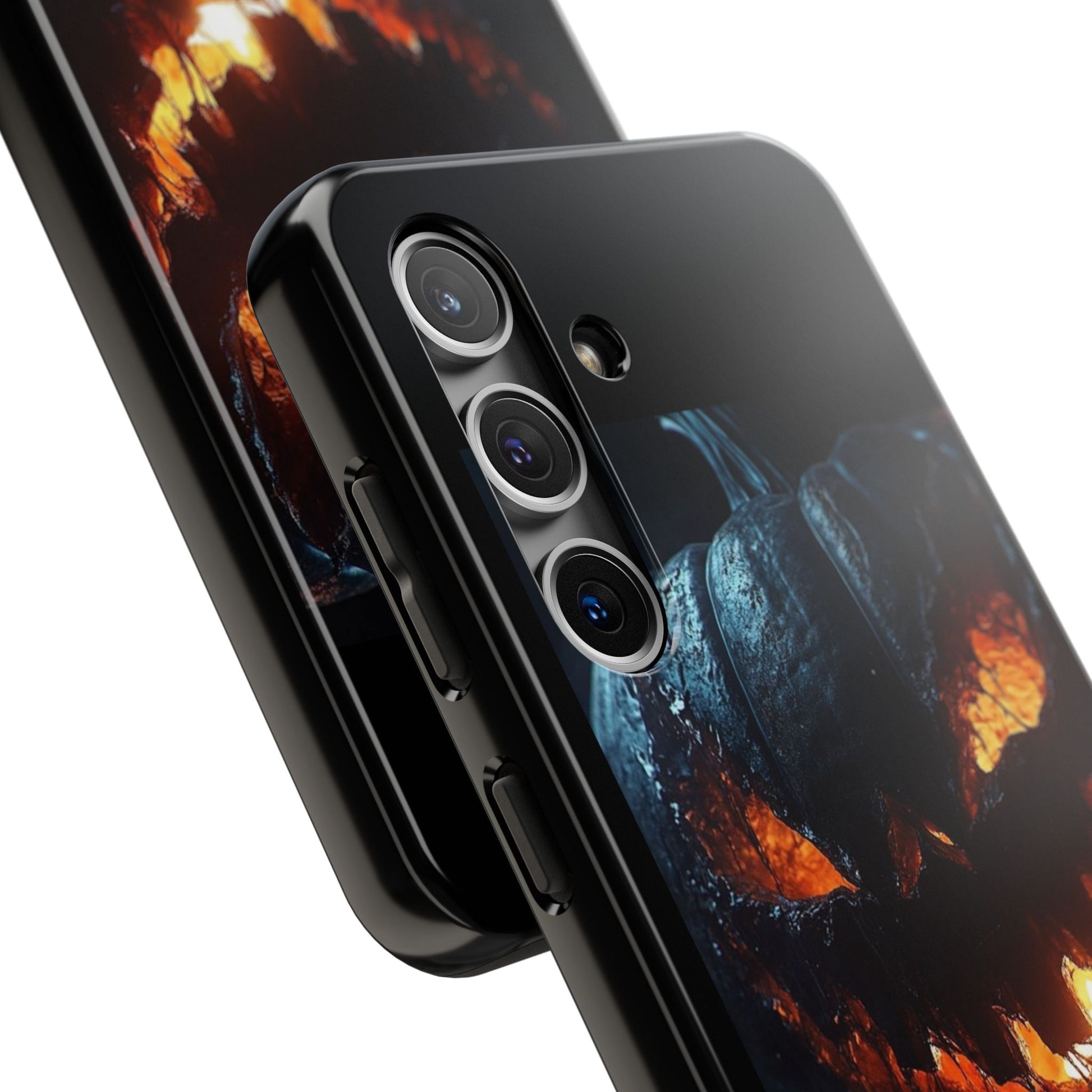 Scary Pumpkin Halloween Theme Phone Cases for iPhones & Samsung Phones