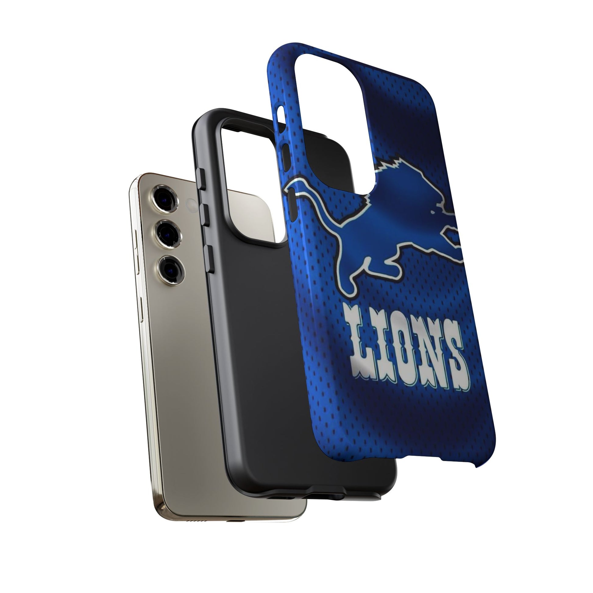Detroit Lions Football Jersey Phone Case, Tough Cases for iPhones, Samsung, and Pixel