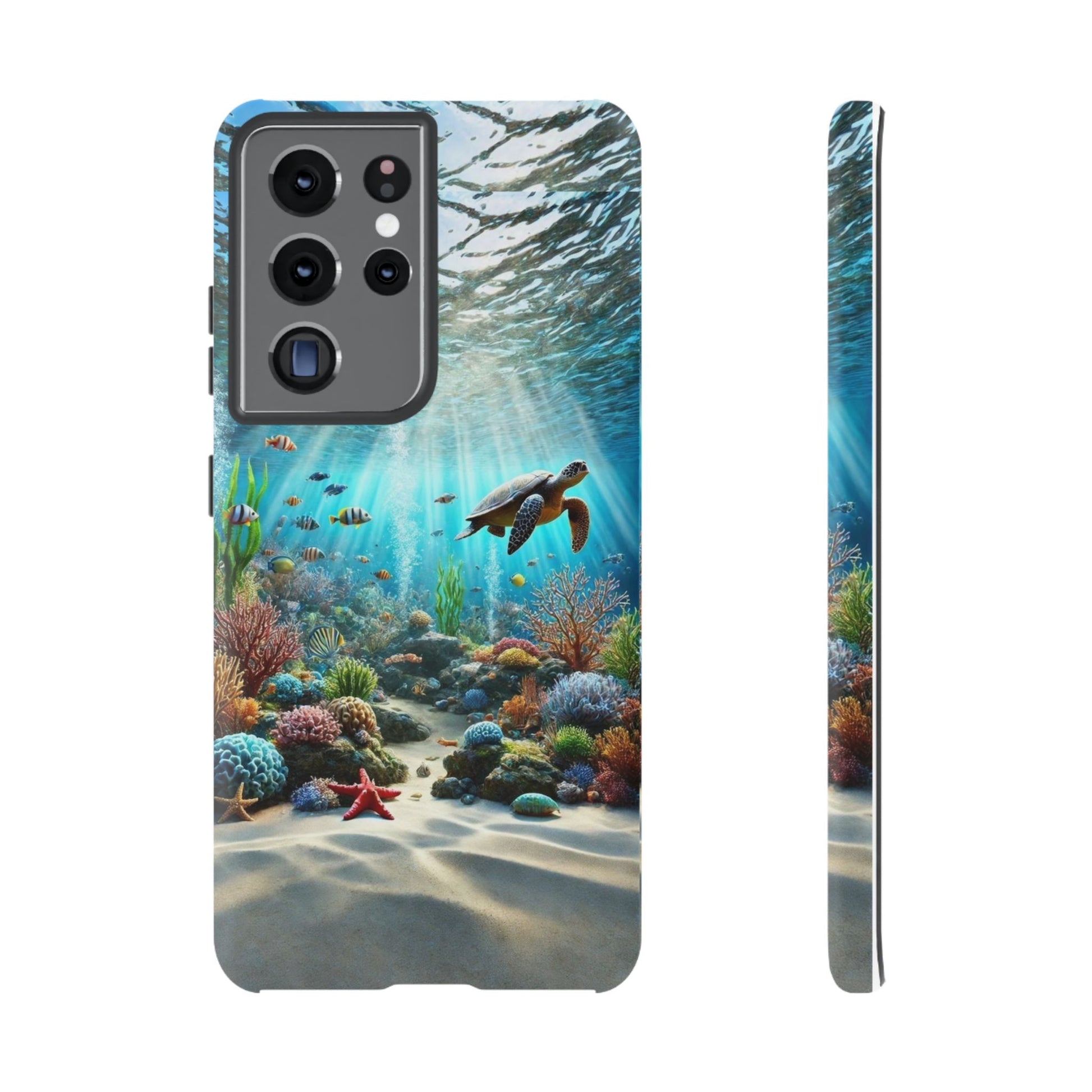 Under Sea Landscape Tough Cases for iPhones, Samsung, and Pixel