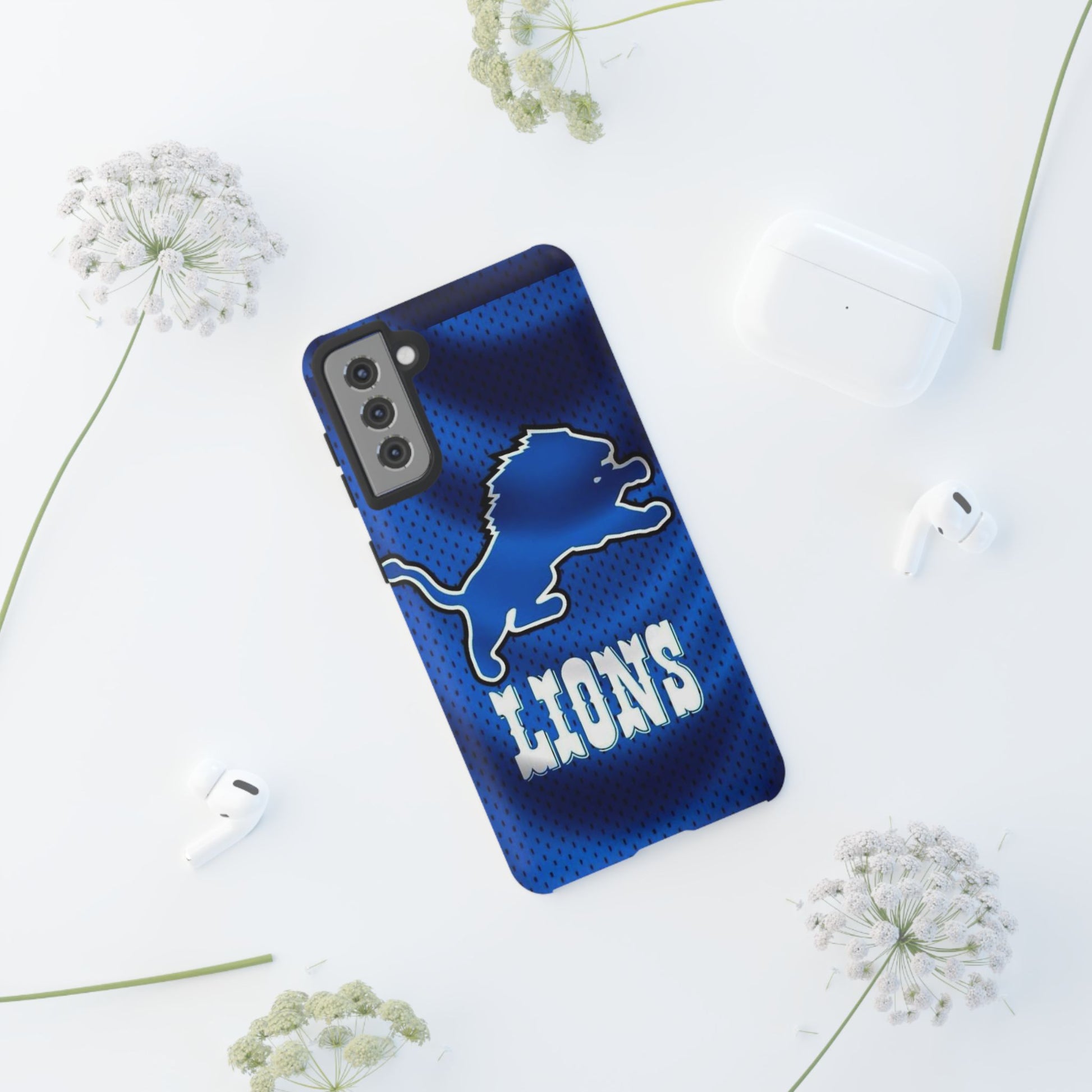 Detroit Lions Football Jersey Phone Case, Tough Cases for iPhones, Samsung, and Pixel