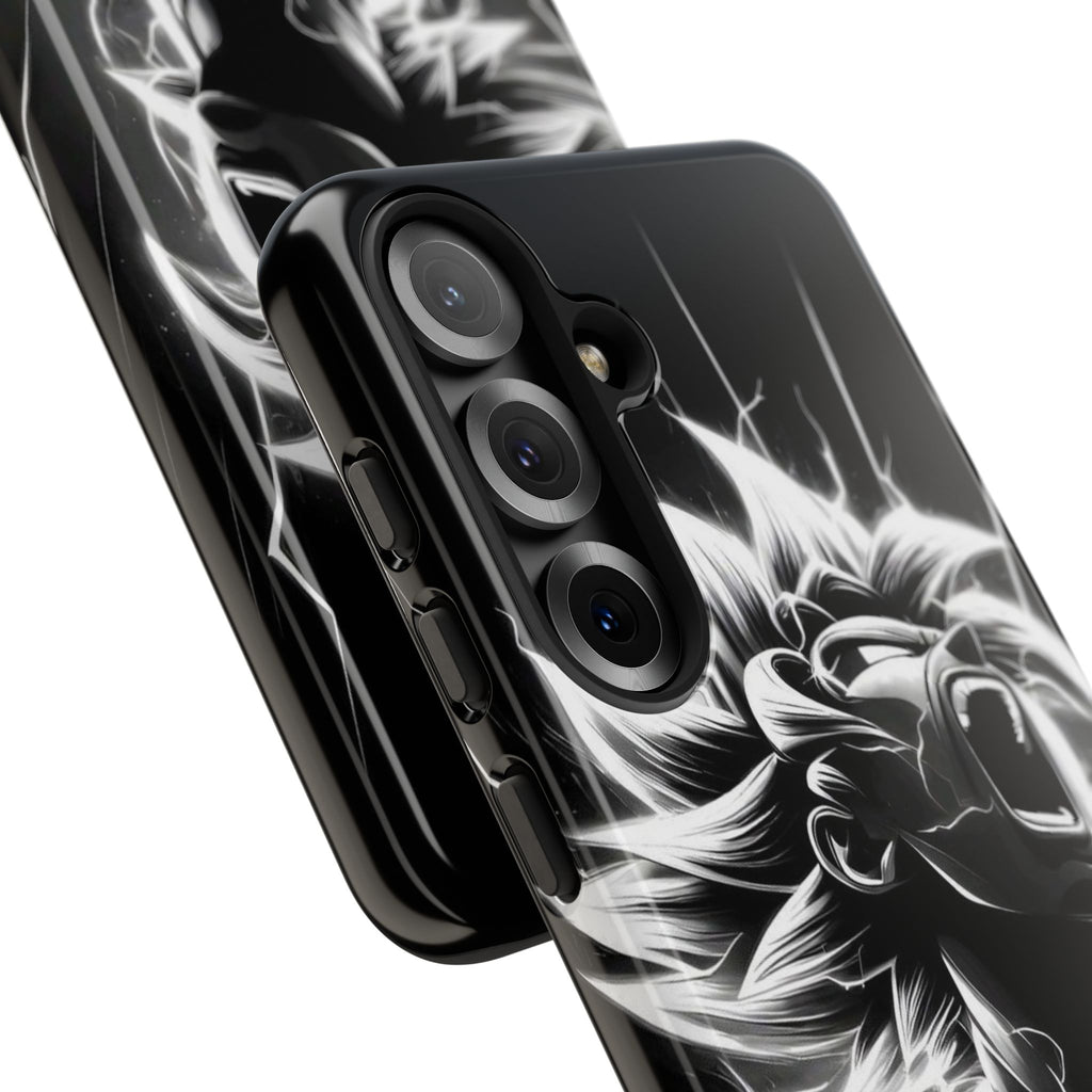 Anime Saiyan Rage Dragon ball Z Tough Cases for iPhones, Samsung, and Pixel