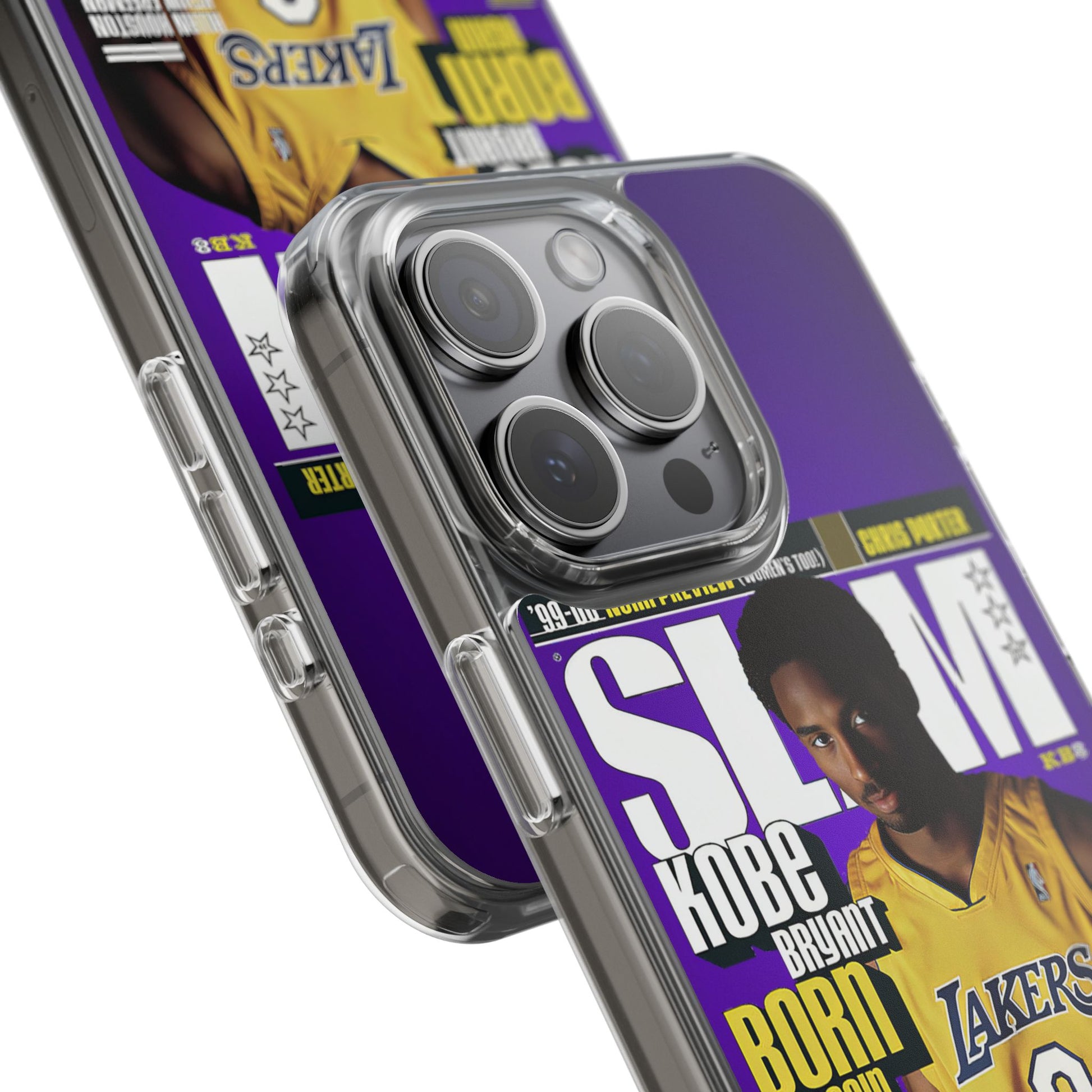SLAM Cover Kobe Basketball Inspired design Clear Phone Cases